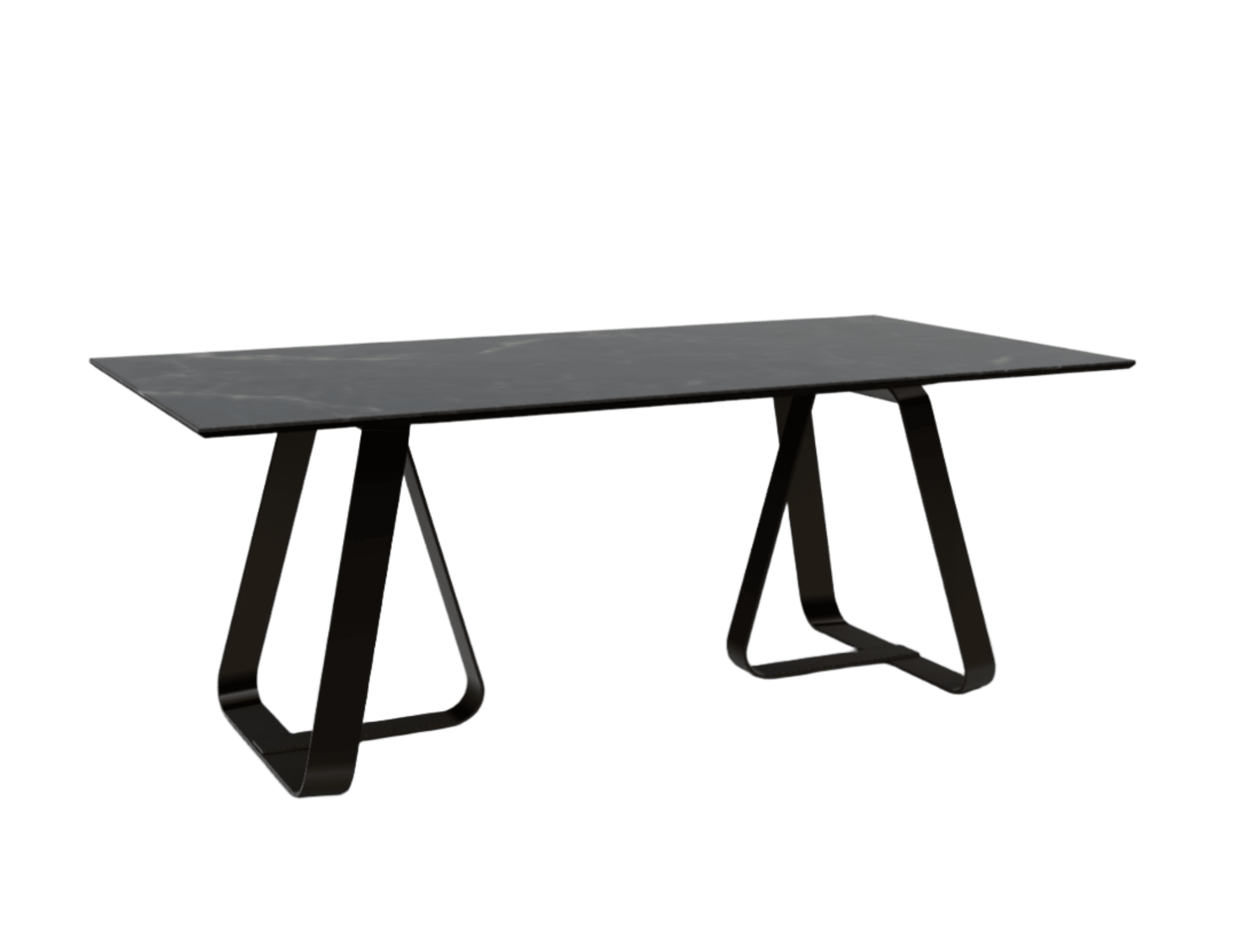 Stół prostokątny SUNSHINE czarny marmur Calligaris Eye on Design