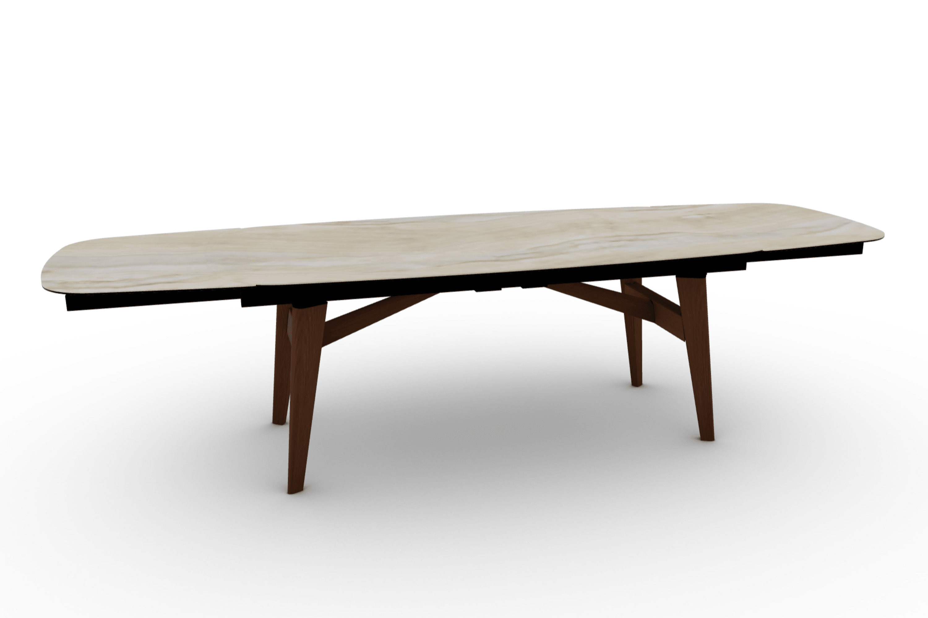 Stół rozkładany ABREY piaskowy marmur Calligaris Eye on Design