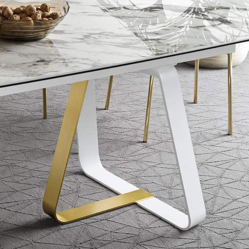 Stół rozkładany SUNSHINE czarny marmur Calligaris Eye on Design