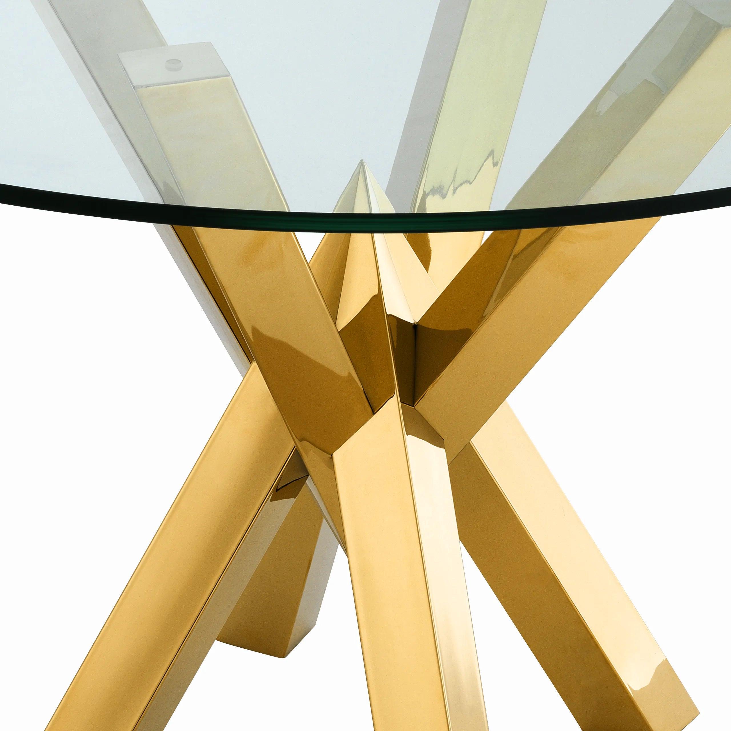 Stół TRIUMPH złoty Eichholtz Eye on Design
