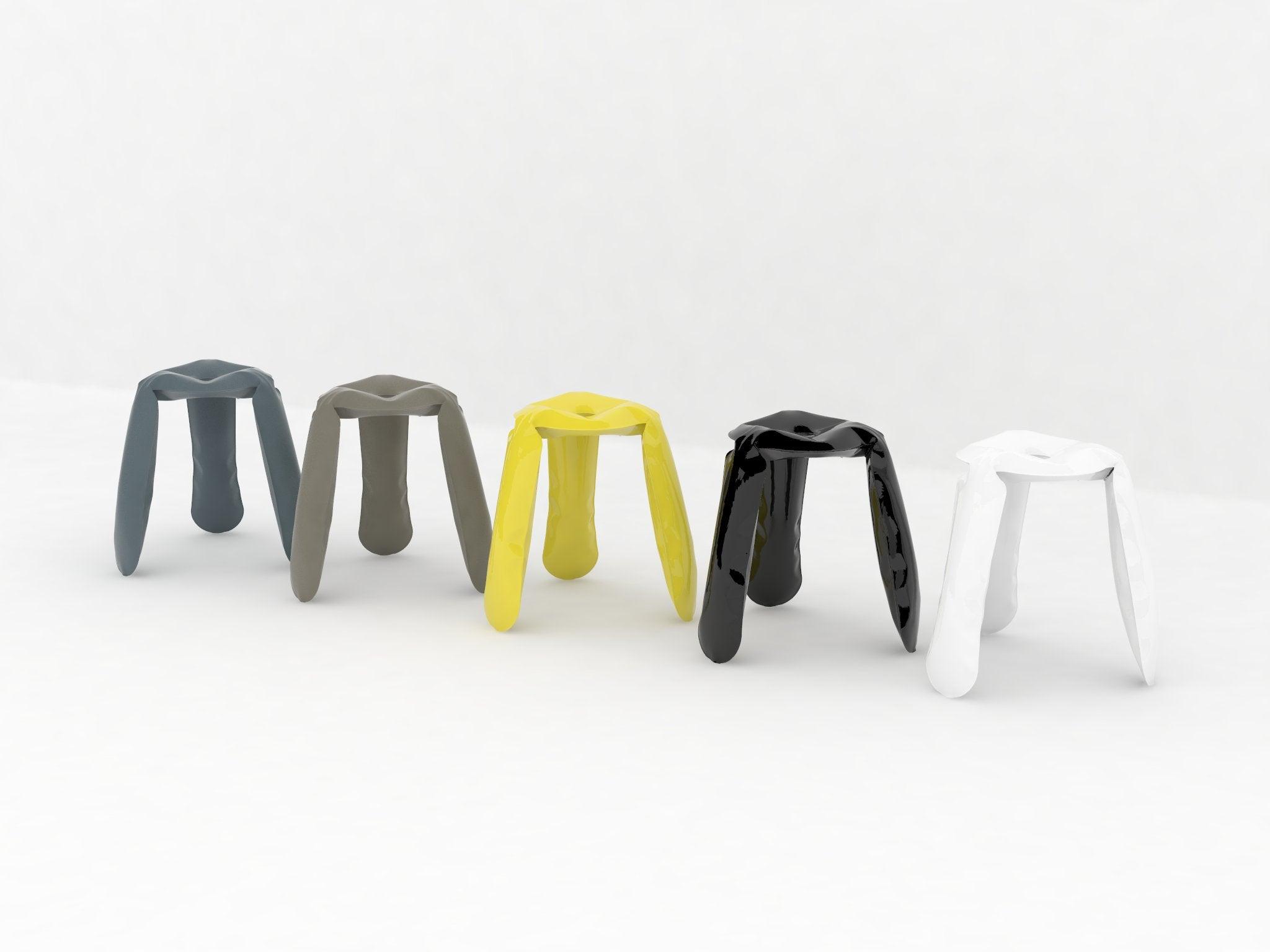 Stołek PLOPP neonowy żółty Zieta Studio Eye on Design