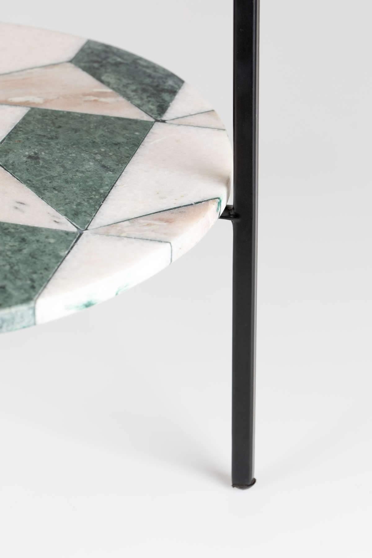 Stolik ANOTHER MARBLE mosiądz Bold Monkey Eye on Design