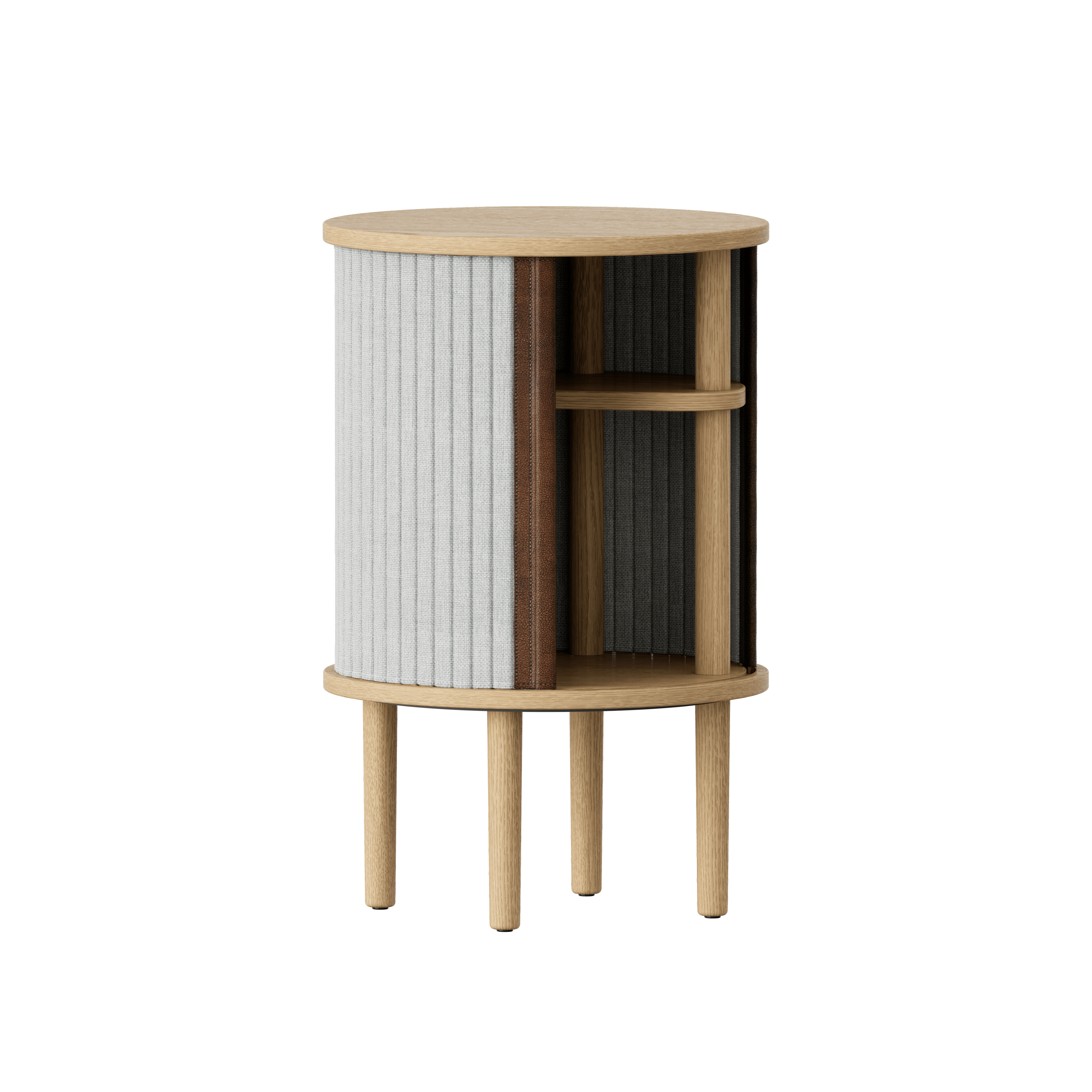 Stolik boczny AUDACIOUS baby blue z dębem UMAGE Eye on Design