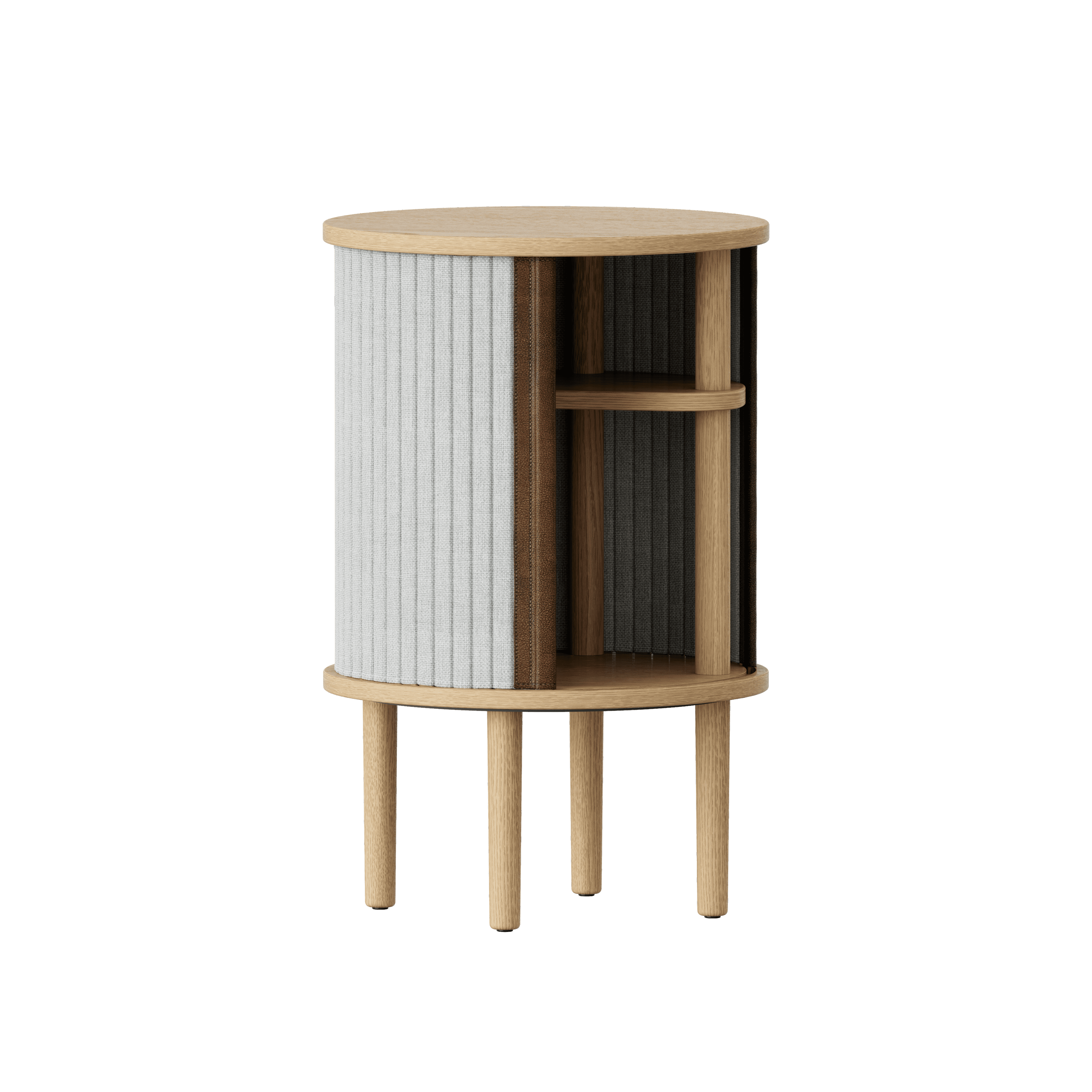 Stolik boczny AUDACIOUS baby blue z dębem UMAGE Eye on Design