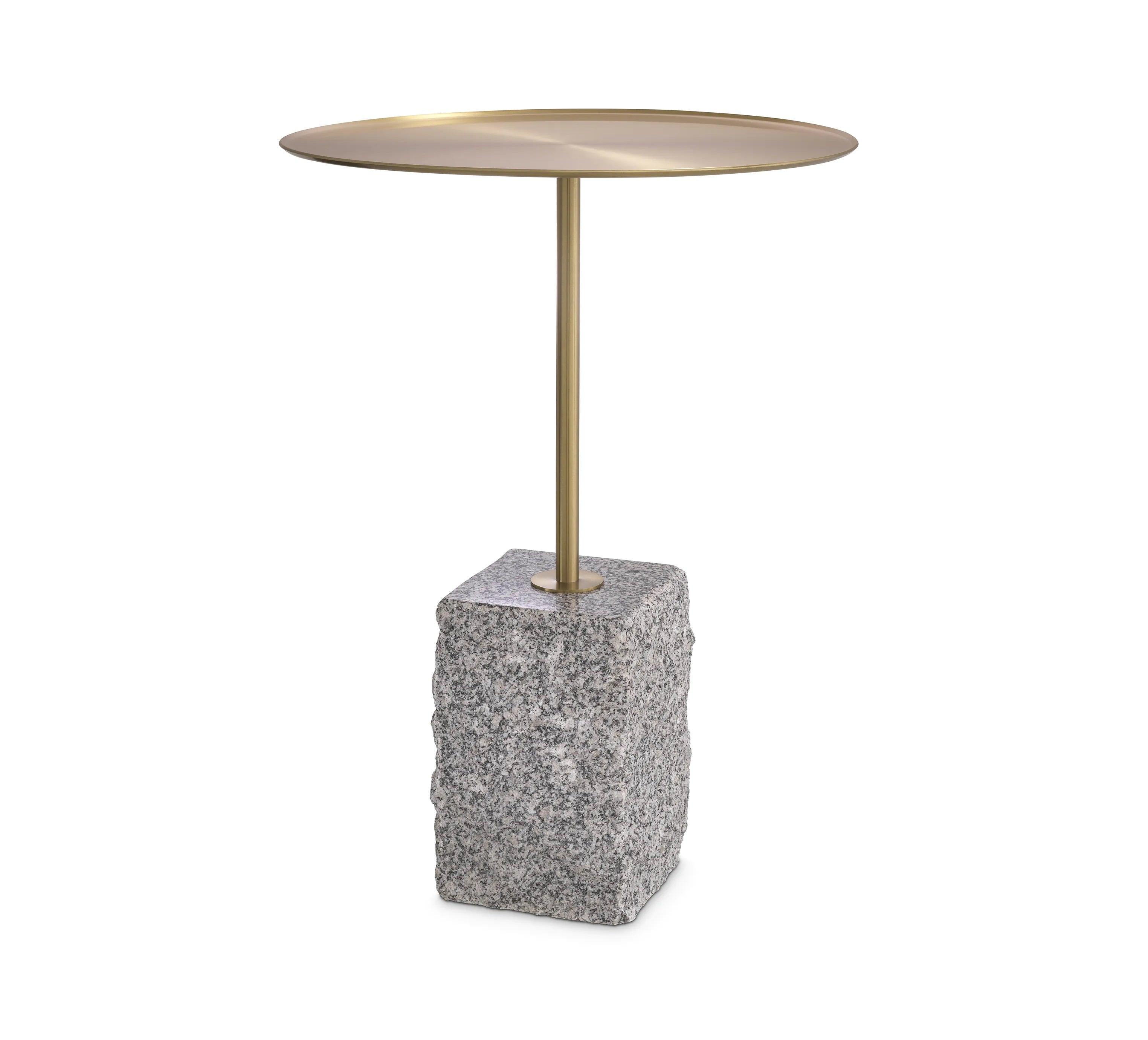 Stolik boczny COLE szary granit Eichholtz Eye on Design