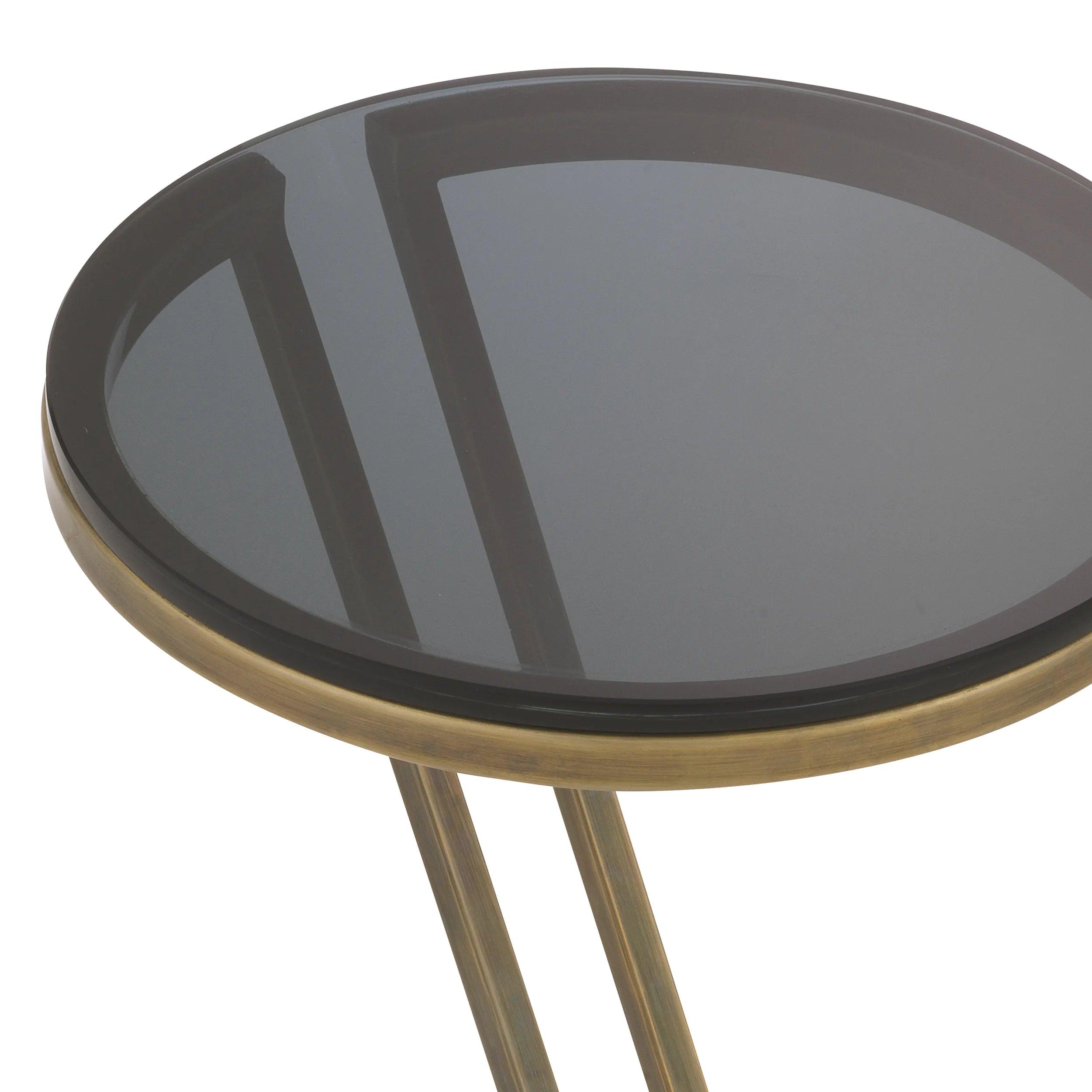 Stolik boczny FALCONE mosiężny Eichholtz Eye on Design