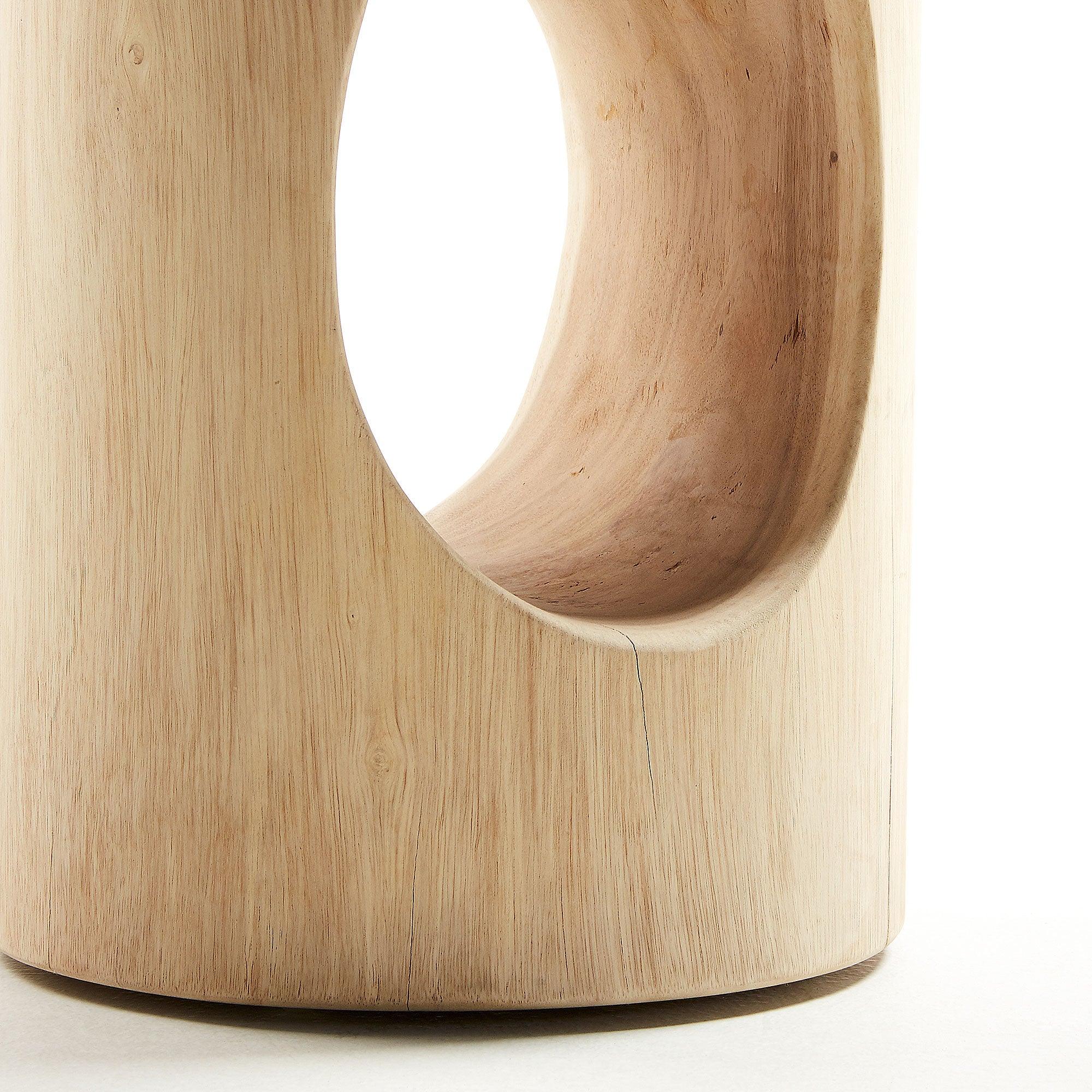 Stolik boczny HALKER lite drewno mungur La Forma Eye on Design