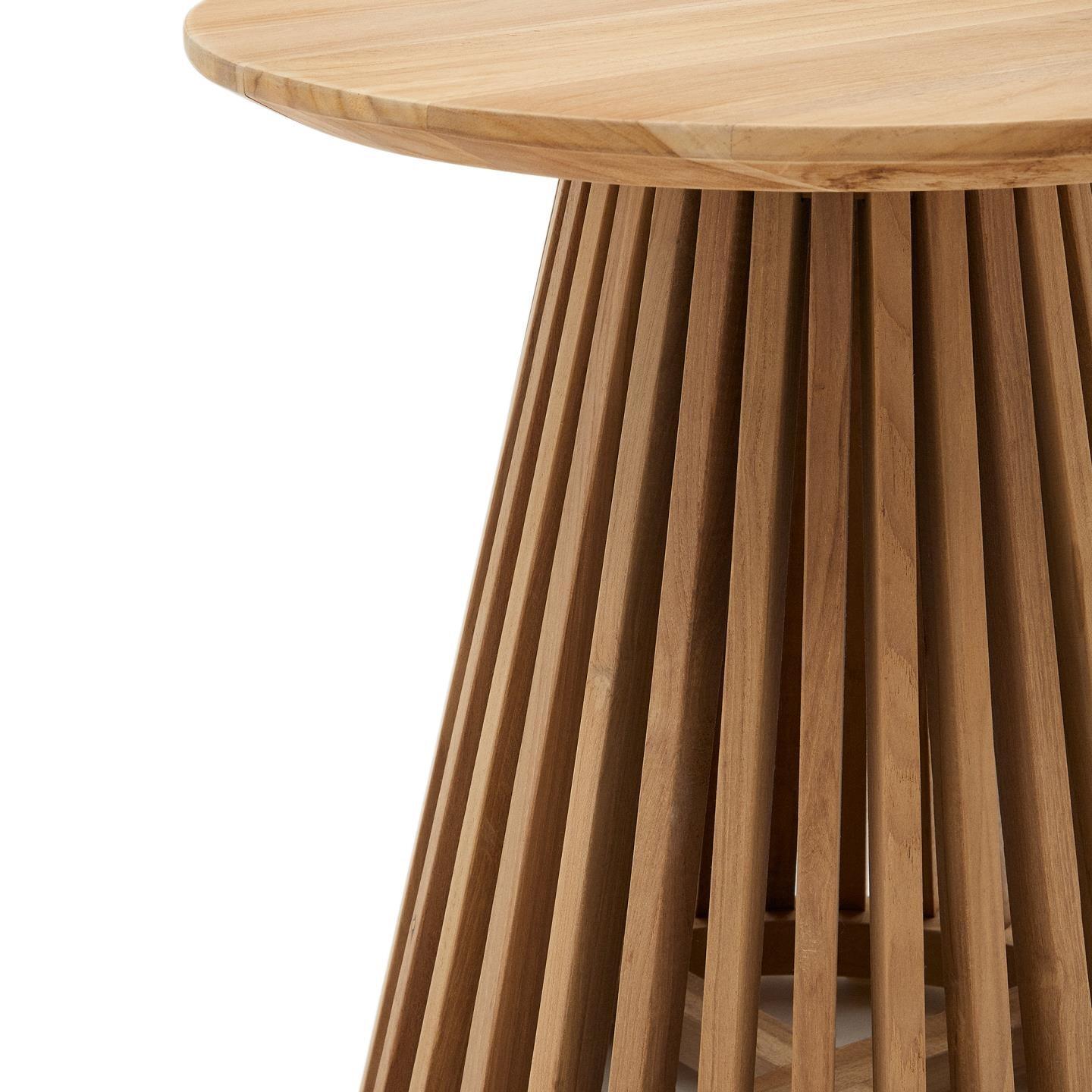 Stolik boczny JEANETTE lite drewno tekowe La Forma Eye on Design