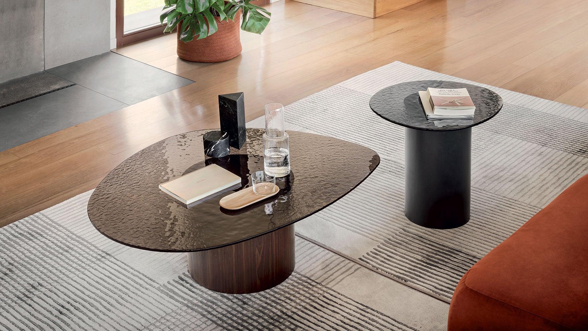Stolik boczny MUSHROOM orzechowa podstawa Calligaris Eye on Design