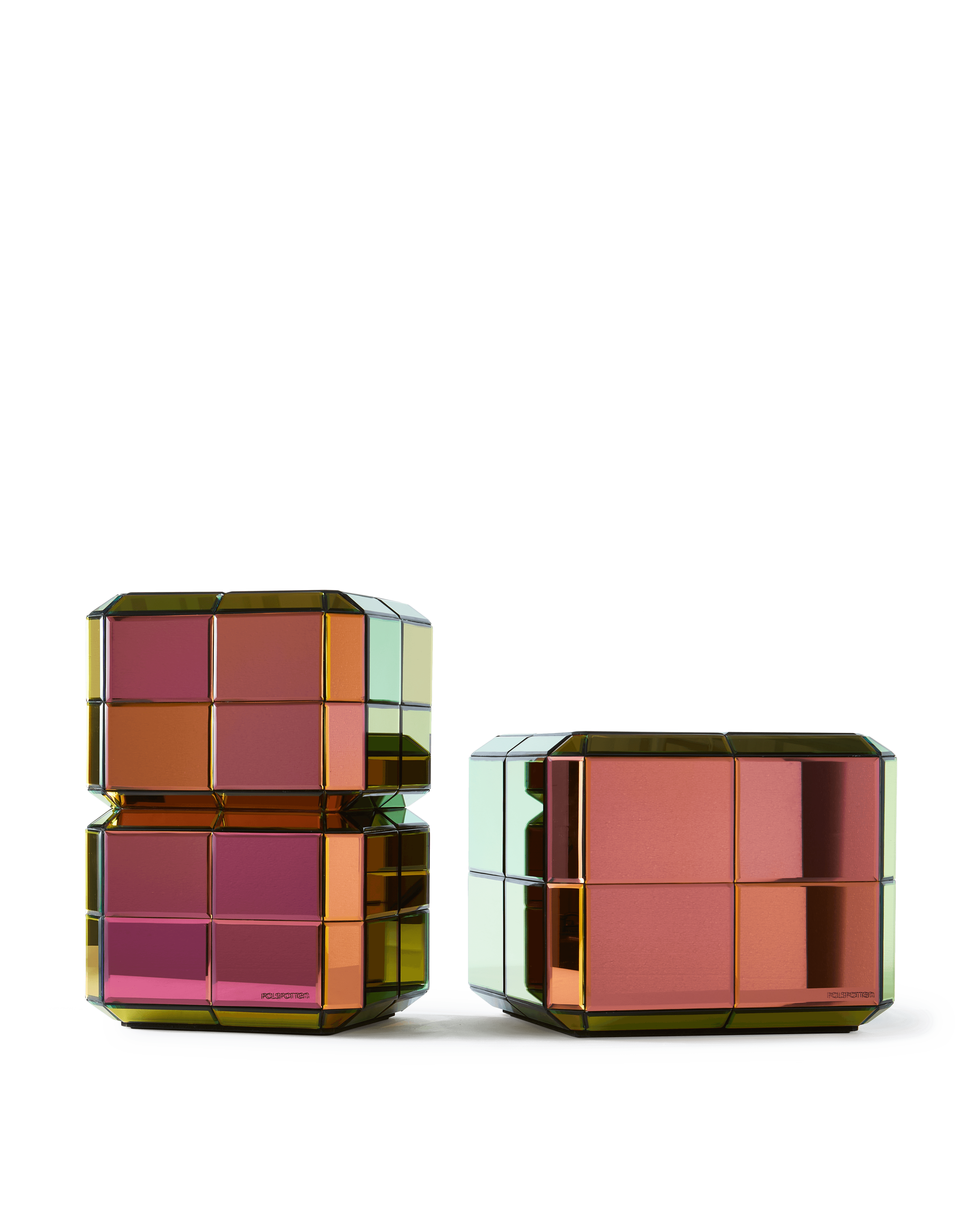 Stolik boczny PIXEL tęczowy Pols Potten Eye on Design