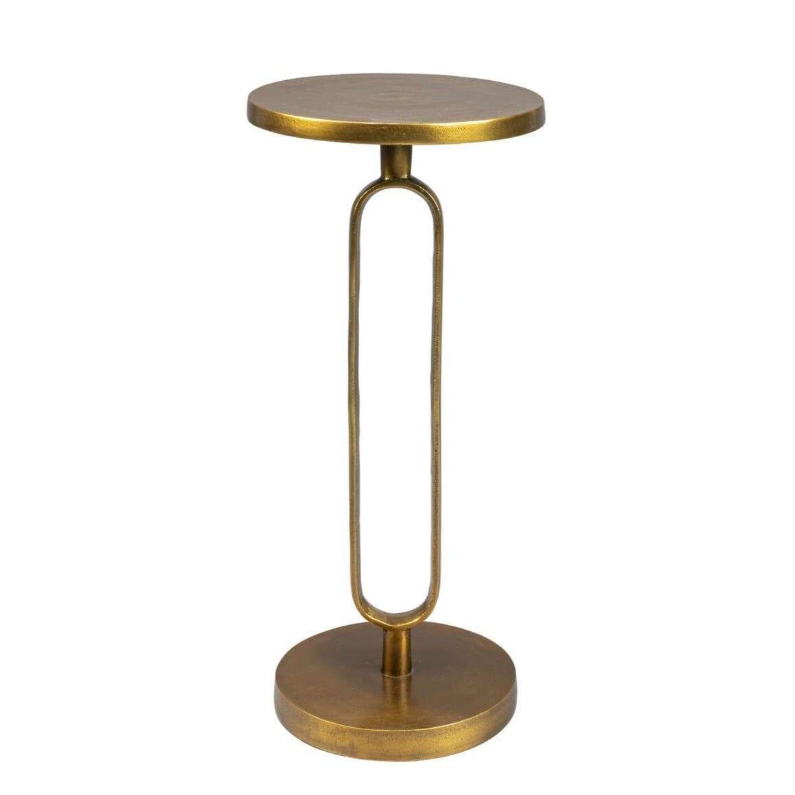 Stolik kawowy SANDOOK mosiężny Dutchbone Eye on Design