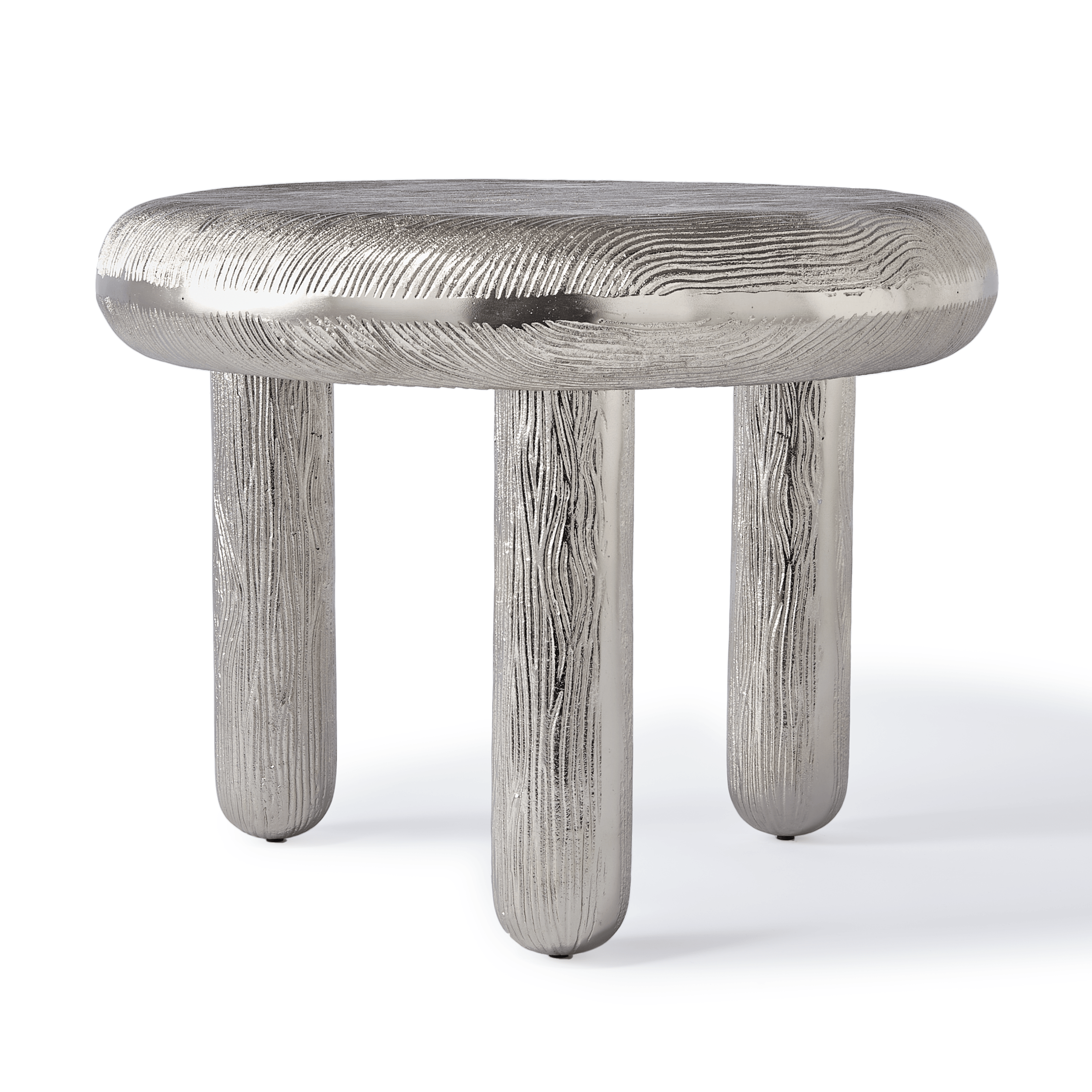 Stolik boczny THICK DISK srebrny Pols Potten Eye on Design