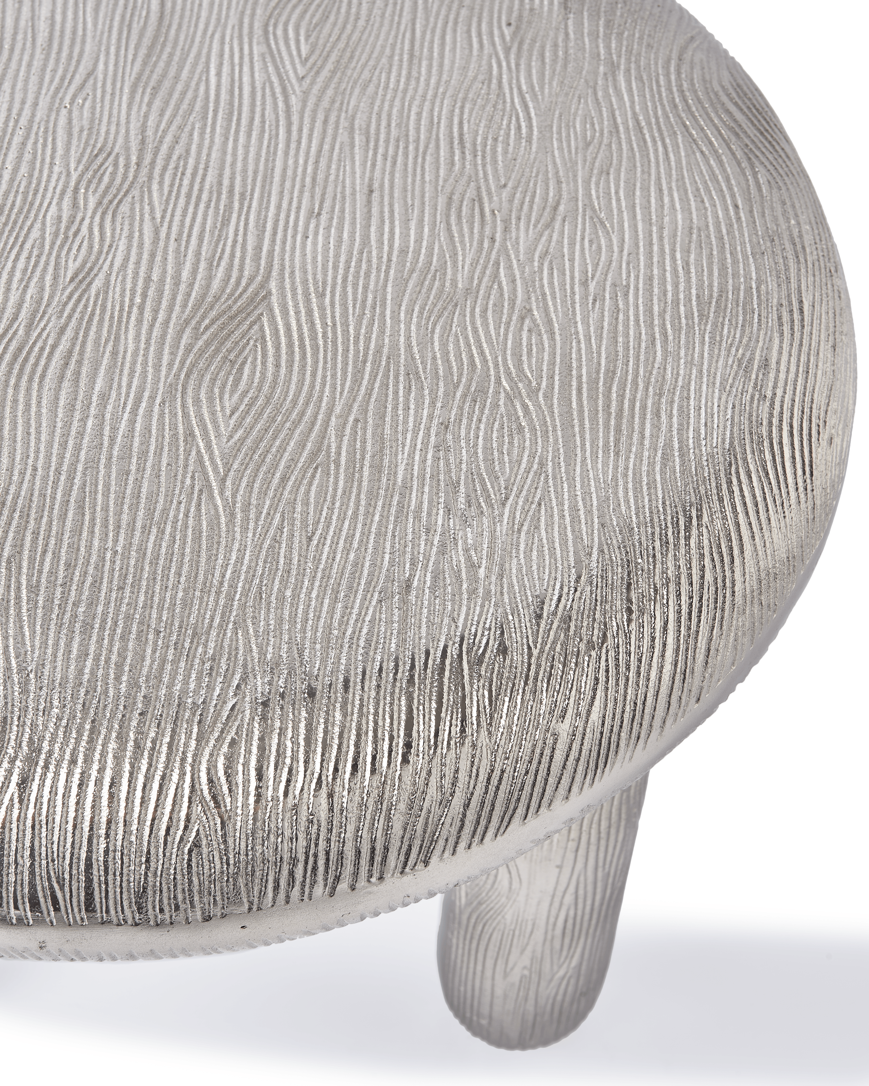 Stolik boczny THICK DISK srebrny Pols Potten Eye on Design