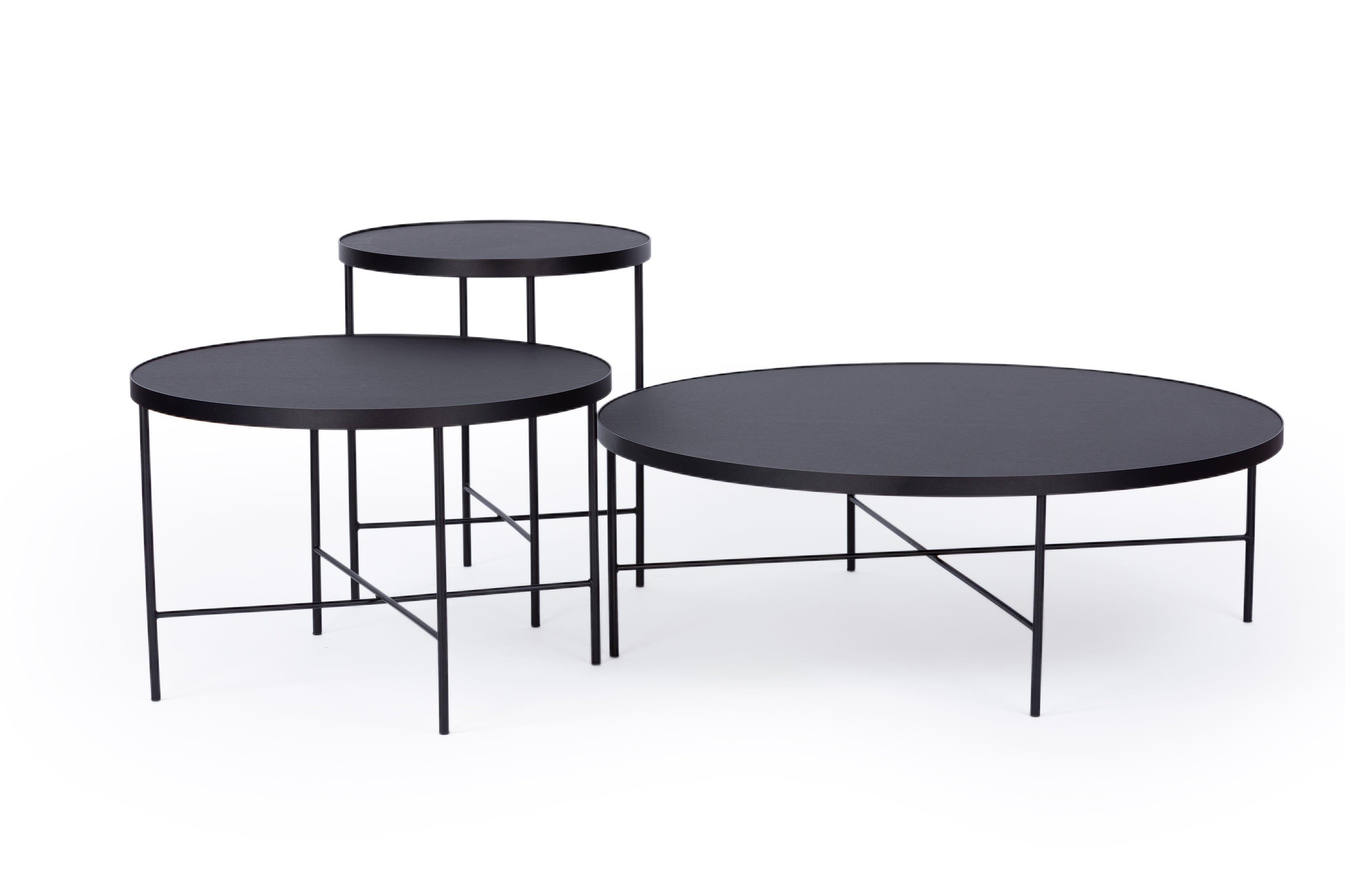 Stolik boczny TRE NERO czarny Nordifra Eye on Design