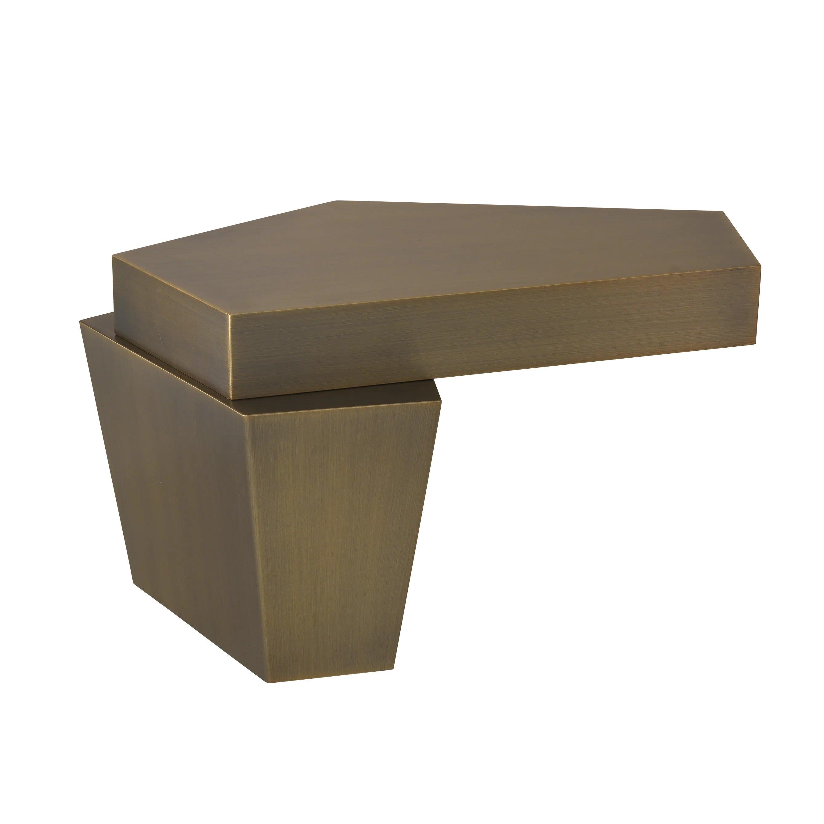 Stolik kawowy CALABASAS szczotkowany mosiądz Eichholtz 45 cm Eye on Design