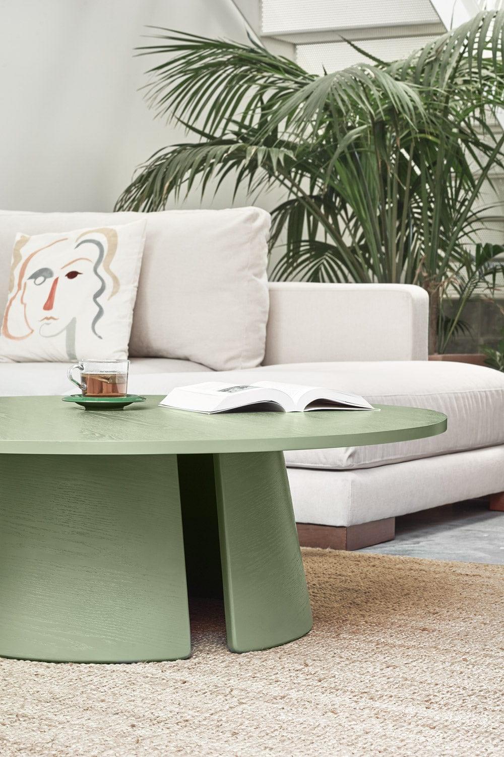 Stolik kawowy CEP oliwkowy Teulat Eye on Design