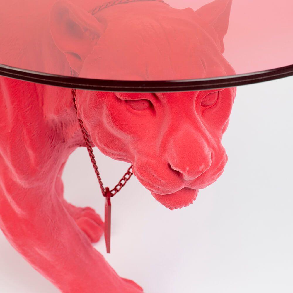 Stolik kawowy DOPE AS HELL różowy Bold Monkey Eye on Design