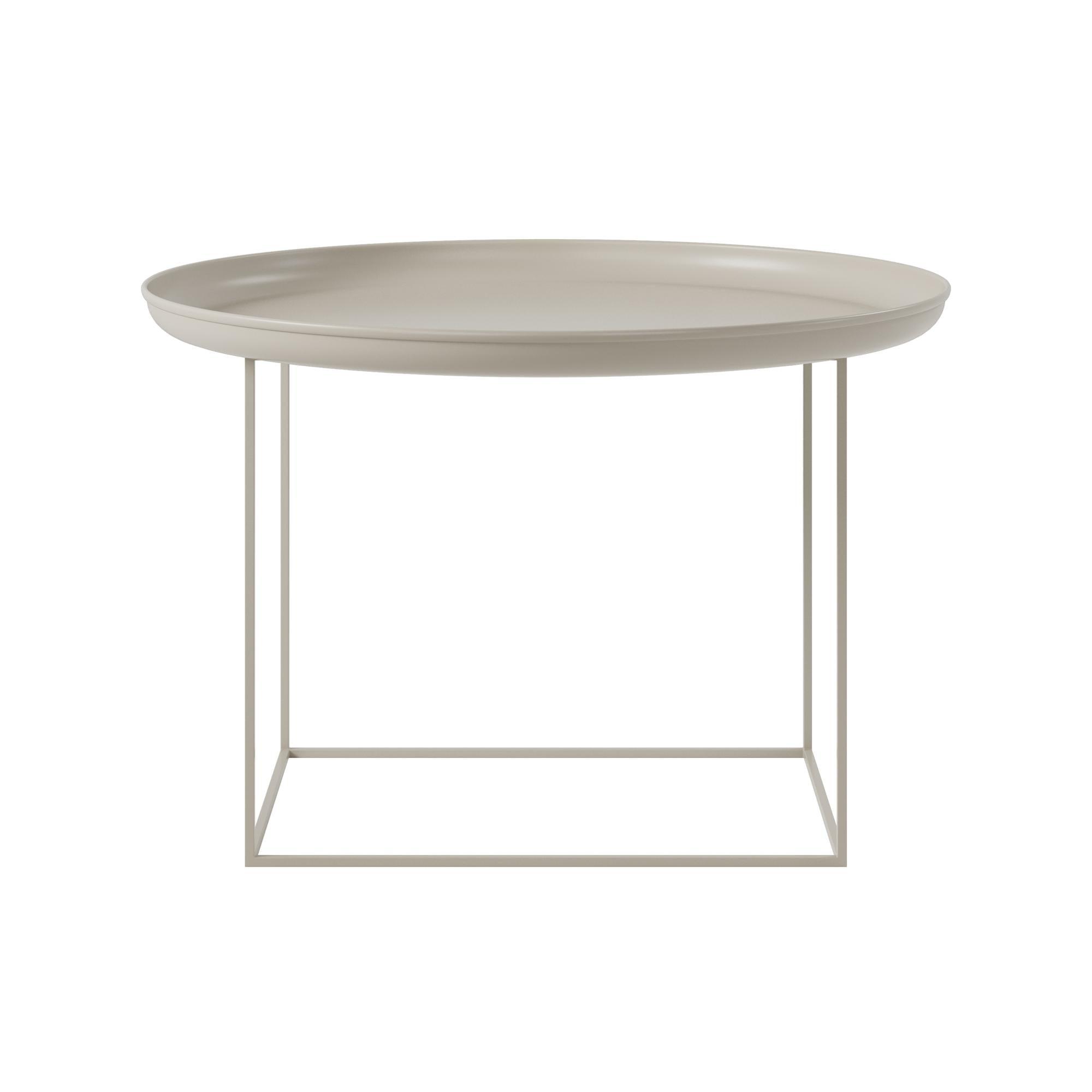 Stolik kawowy DUKE ciemnobeżowy NORR11 M Eye on Design