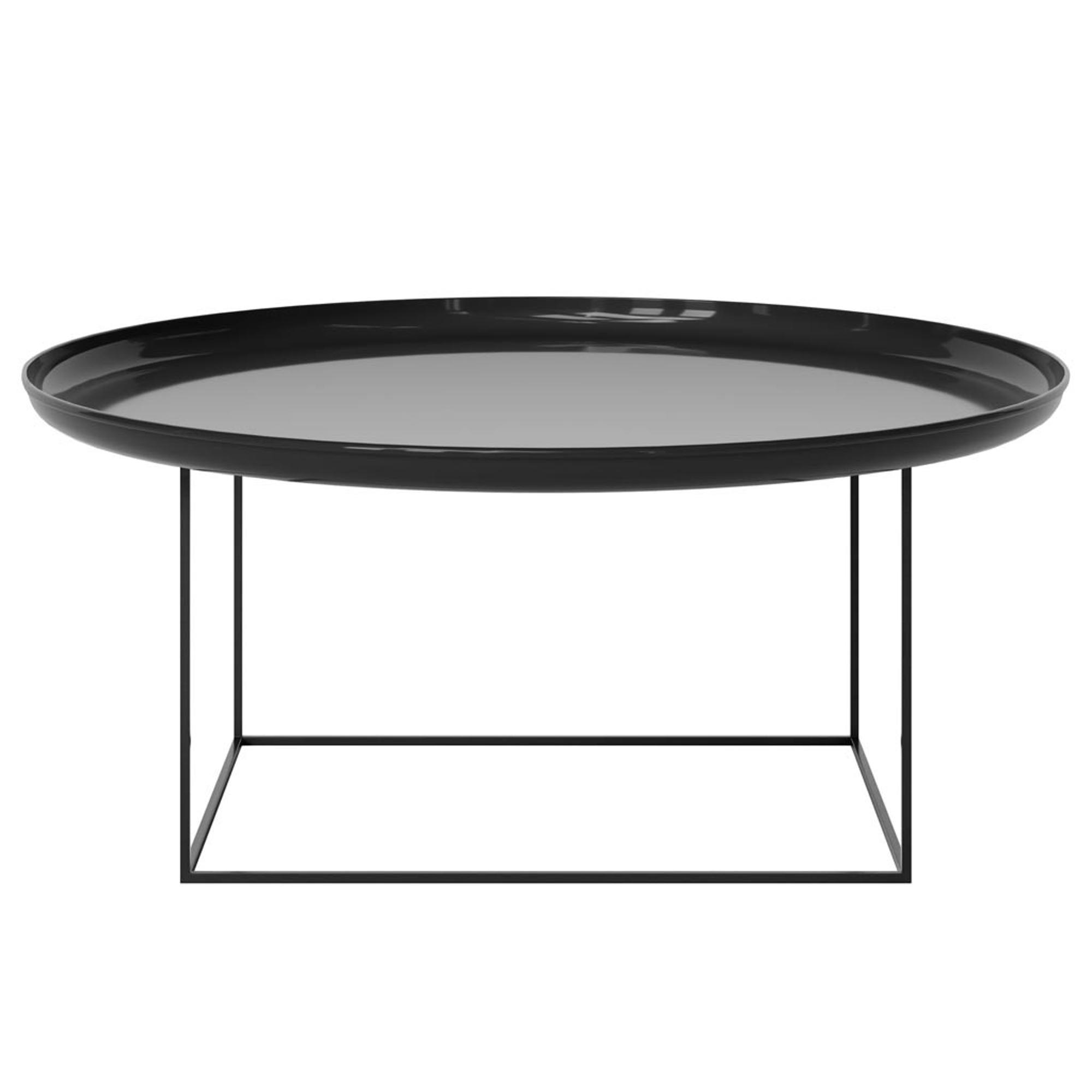 Stolik kawowy DUKE czarny lakierowany NORR11 L Eye on Design