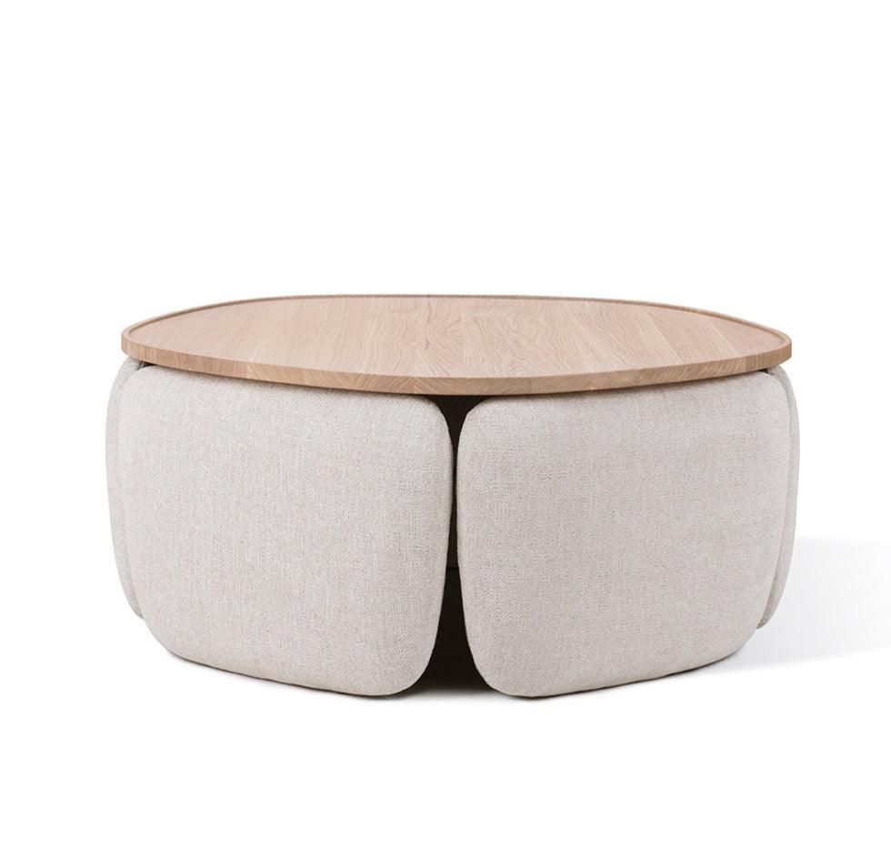 Stolik kawowy FLESIA drewno dębowe Nobonobo Eye on Design