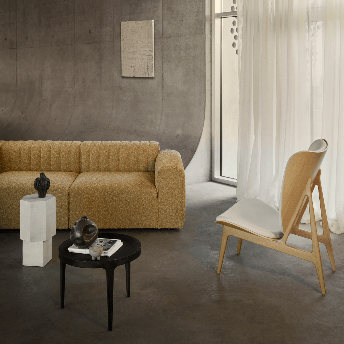 Stolik kawowy GHOST czarny NORR11 Eye on Design