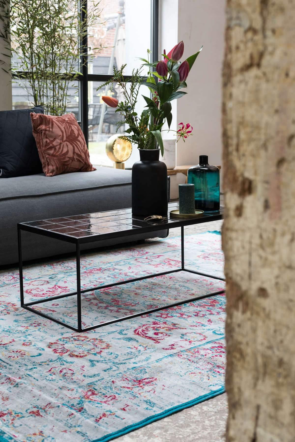 Stolik kawowy GLAZED czarny Zuiver Eye on Design