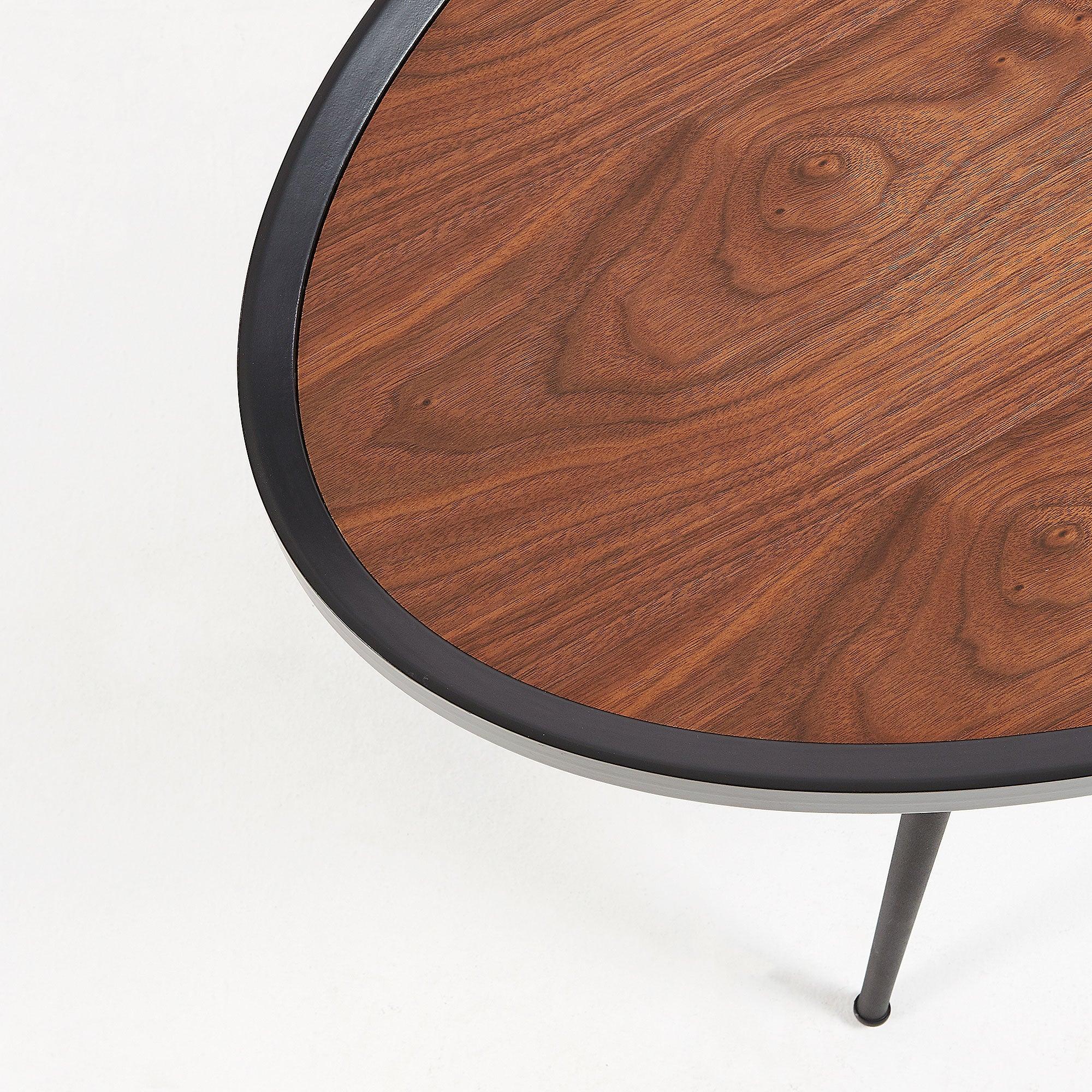 Stolik kawowy KINSLEY fornir orzechowy La Forma Eye on Design