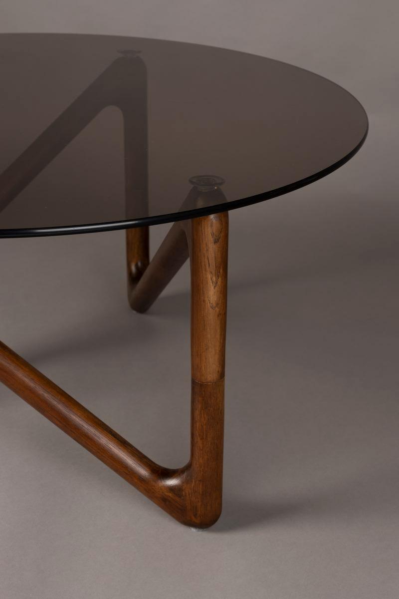 Stolik kawowy NAIA orzechowy Dutchbone Eye on Design