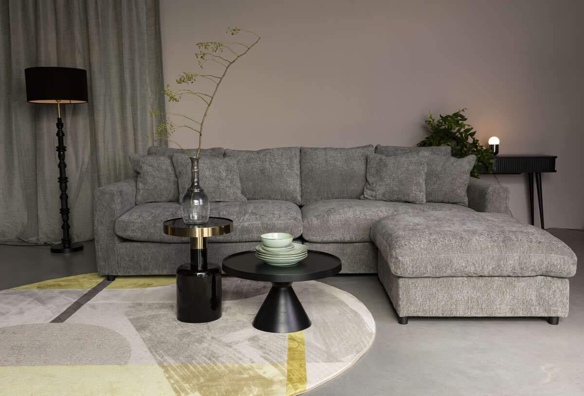 Stolik kawowy niski FLOSS czarny Zuiver Eye on Design