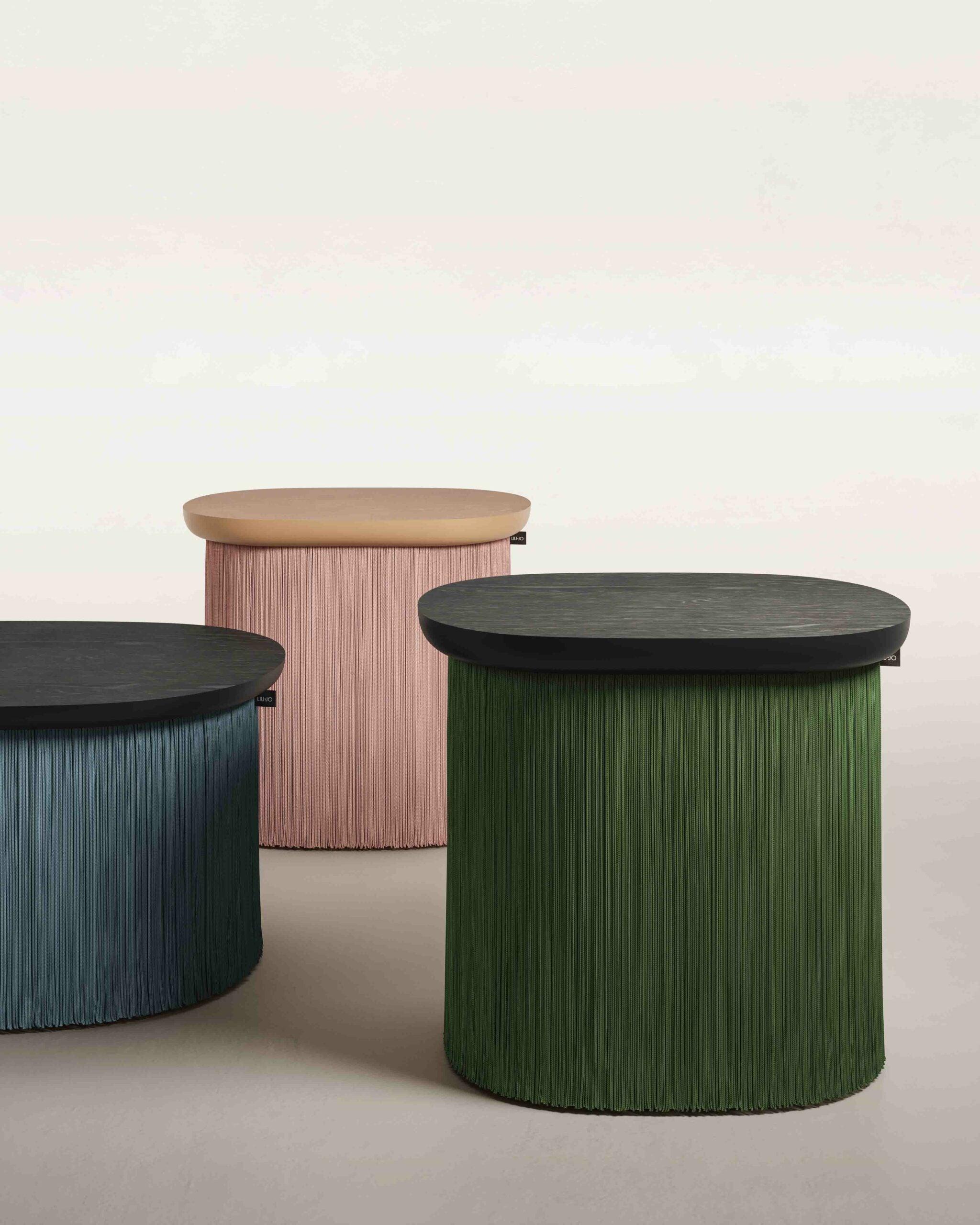 Stolik kawowy niski MEDUSE niebieski Liu Jo Living Eye on Design