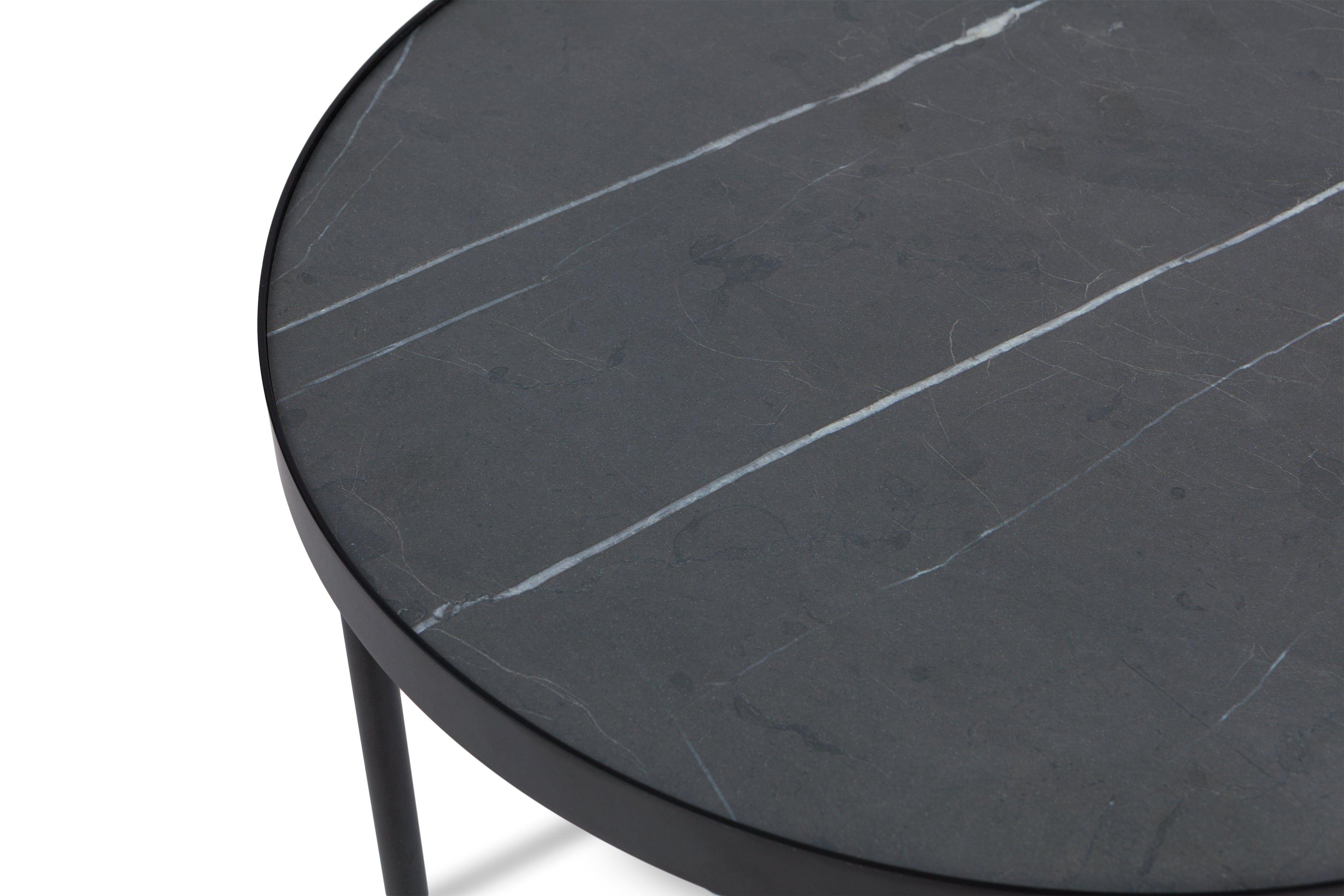 Stolik kawowy niski TRE szary marmur Nordifra Eye on Design