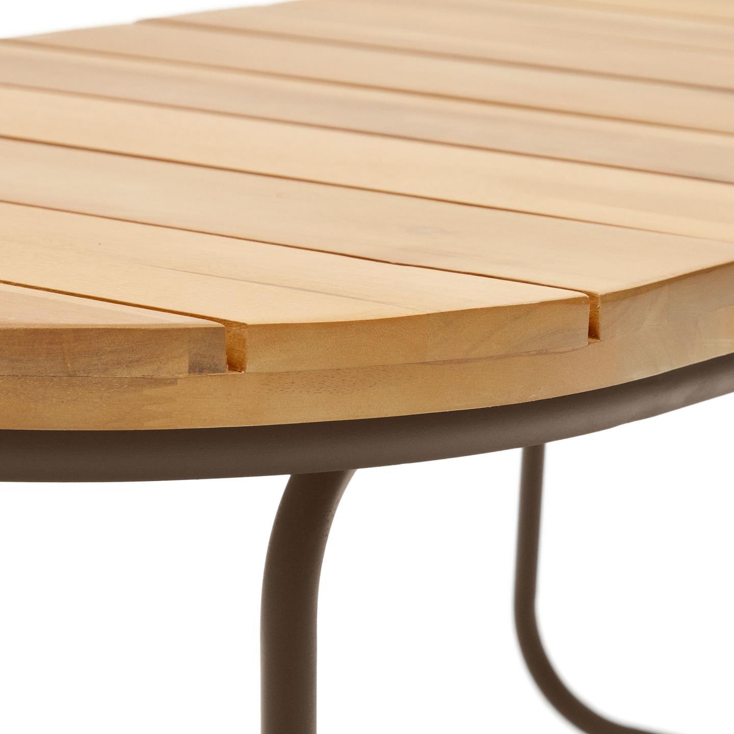 Stolik kawowy ogrodowy SALGUER drewno akacjowe La Forma Eye on Design