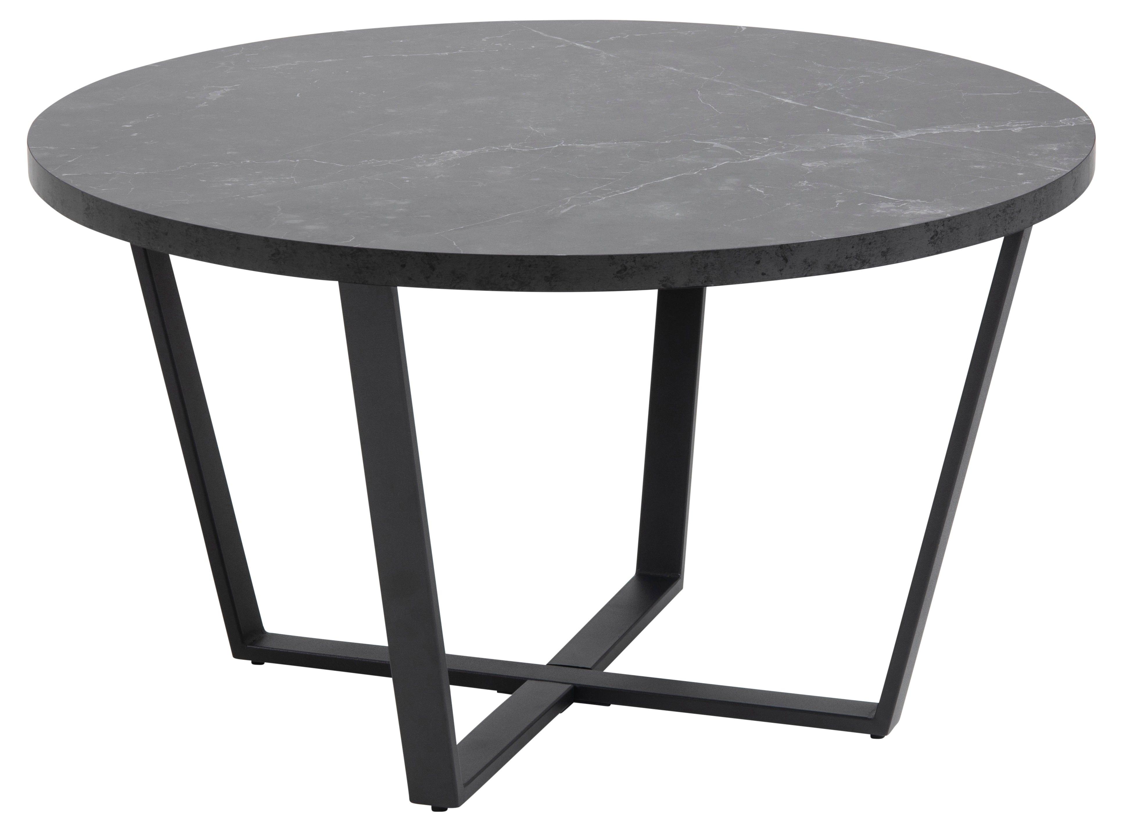 Stolik kawowy okrągły AMBLE czarny marmur Home Essentials Eye on Design