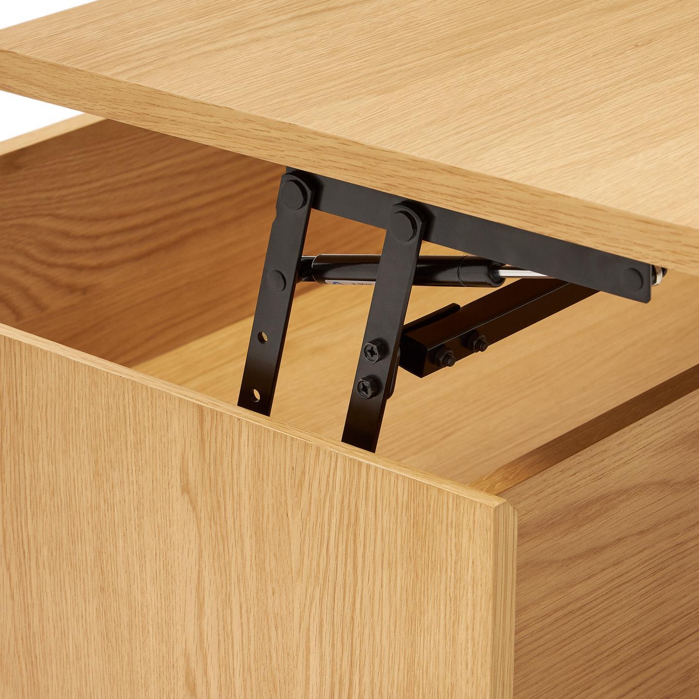 Stolik kawowy otwierany ABILEN fornir dębowy La Forma Eye on Design