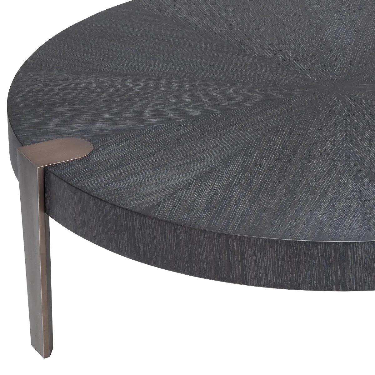Stolik kawowy OXNARD szczotkowany brąz Eichholtz Eye on Design