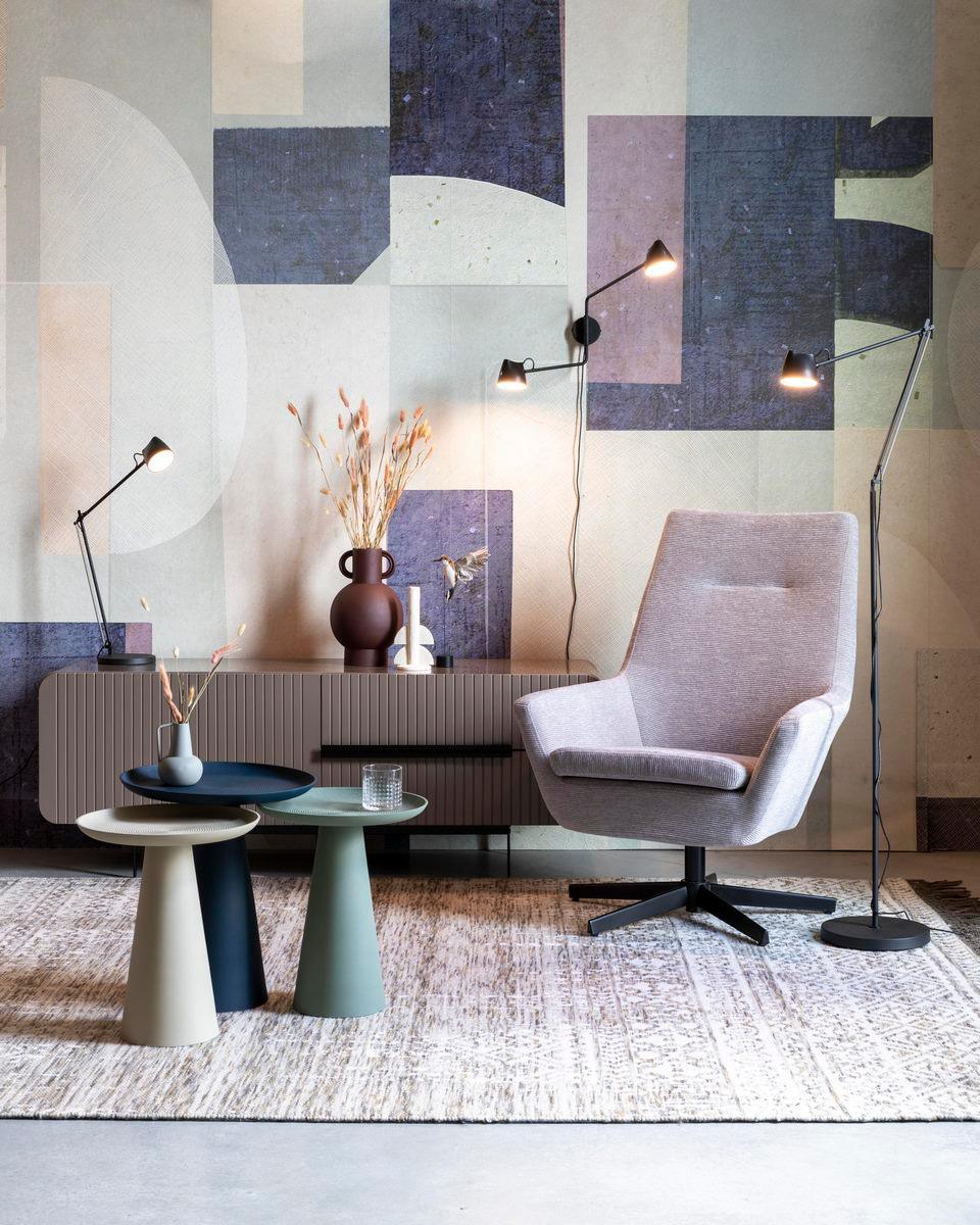 Stolik kawowy RINGAR beżowy White Label Living Eye on Design