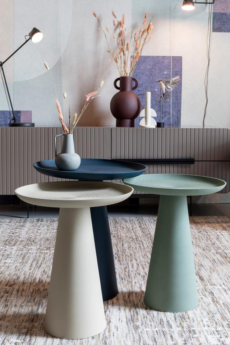 Stolik kawowy RINGAR beżowy White Label Living Eye on Design