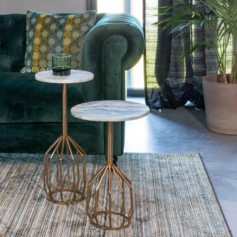 Stolik kawowy SALERNO S marmur Dutchbone Eye on Design