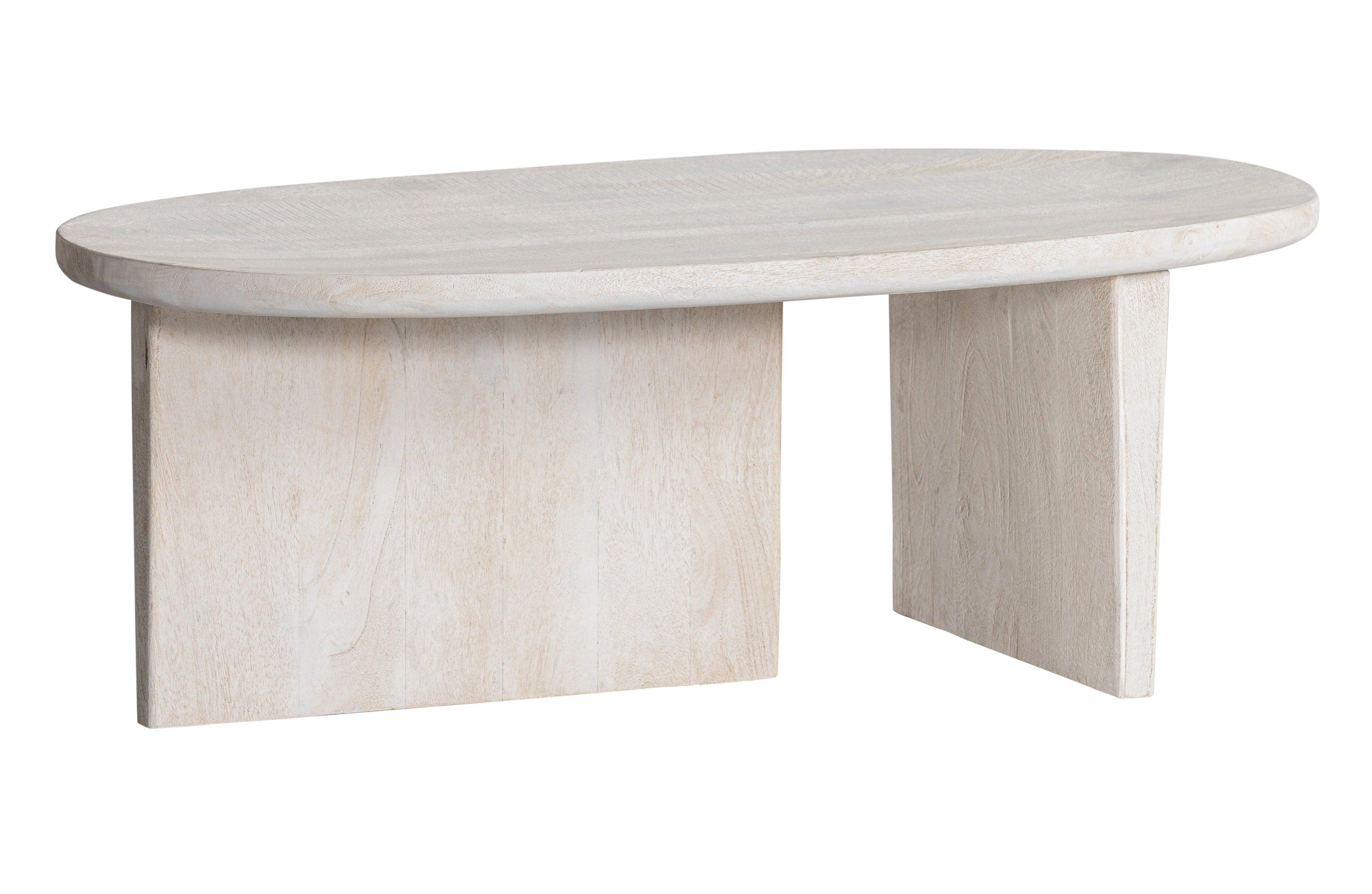 Stolik kawowy SEAM białe drewno Be Pure Eye on Design