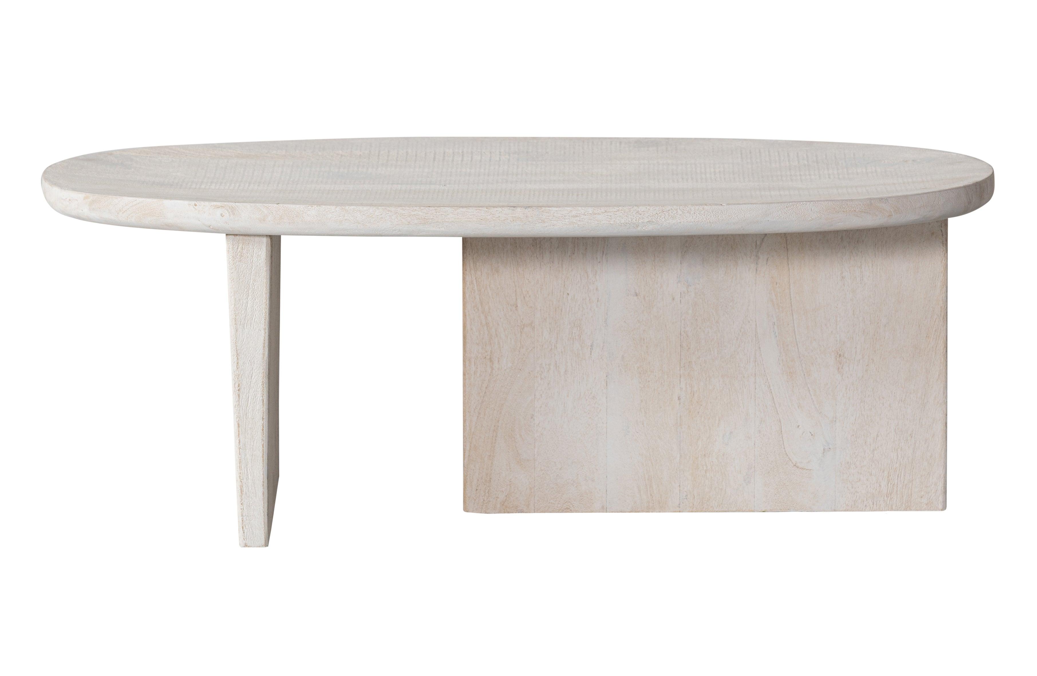 Stolik kawowy SEAM białe drewno Be Pure Eye on Design