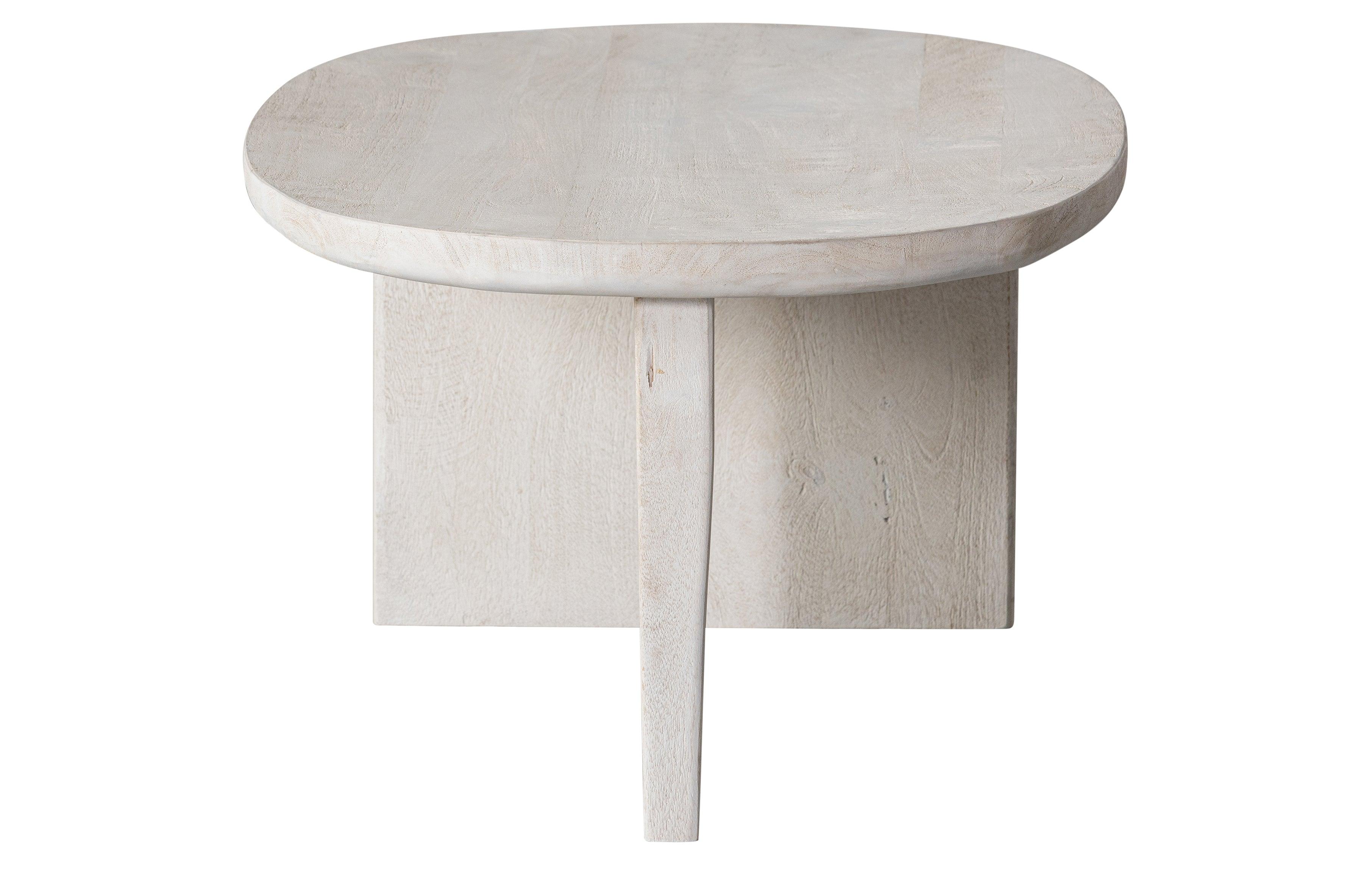 Stolik kawowy SEAM białe drewno Be Pure Eye on Design