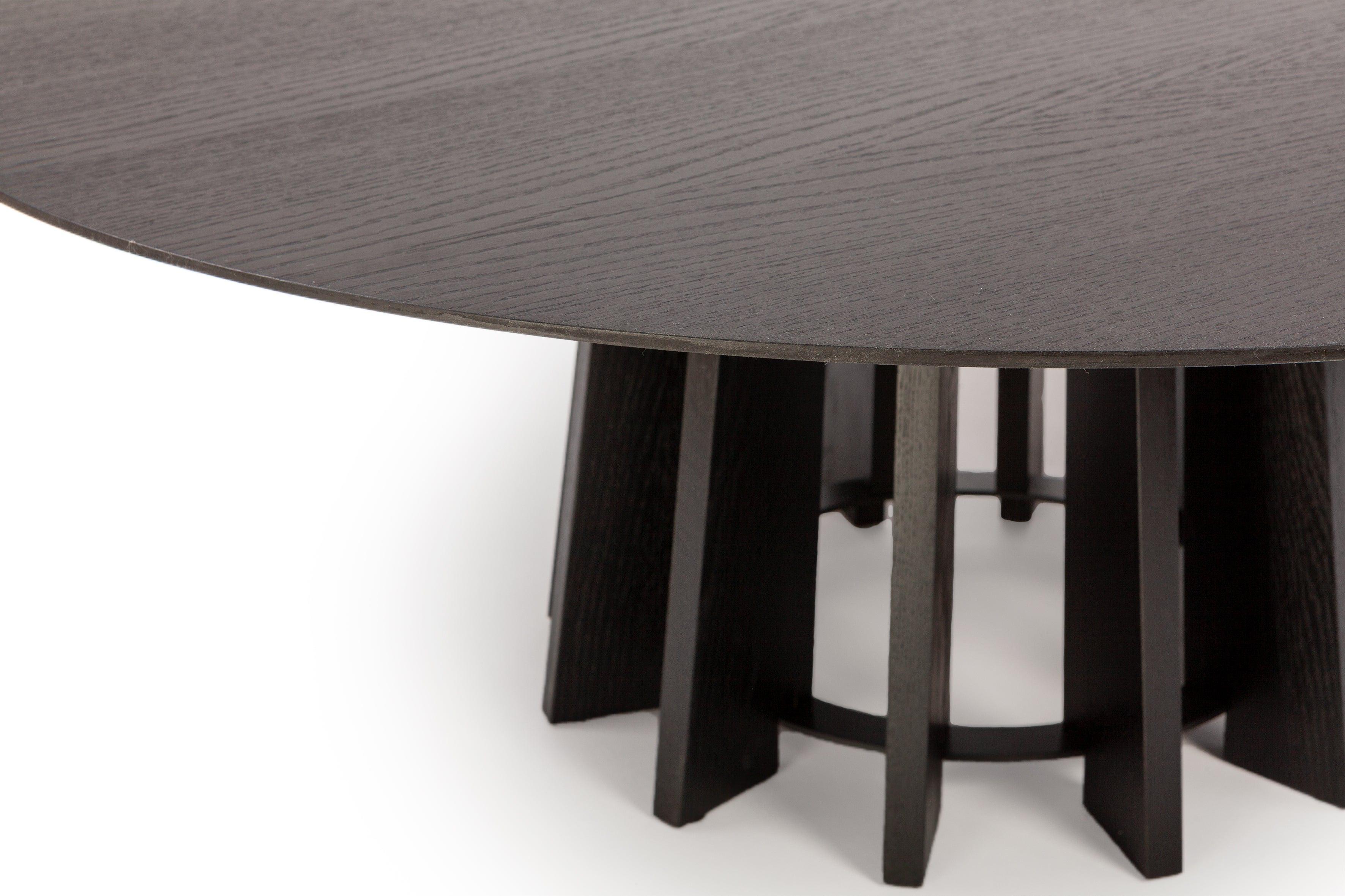 Stolik kawowy TAVLE czarny dąb Nordifra Eye on Design