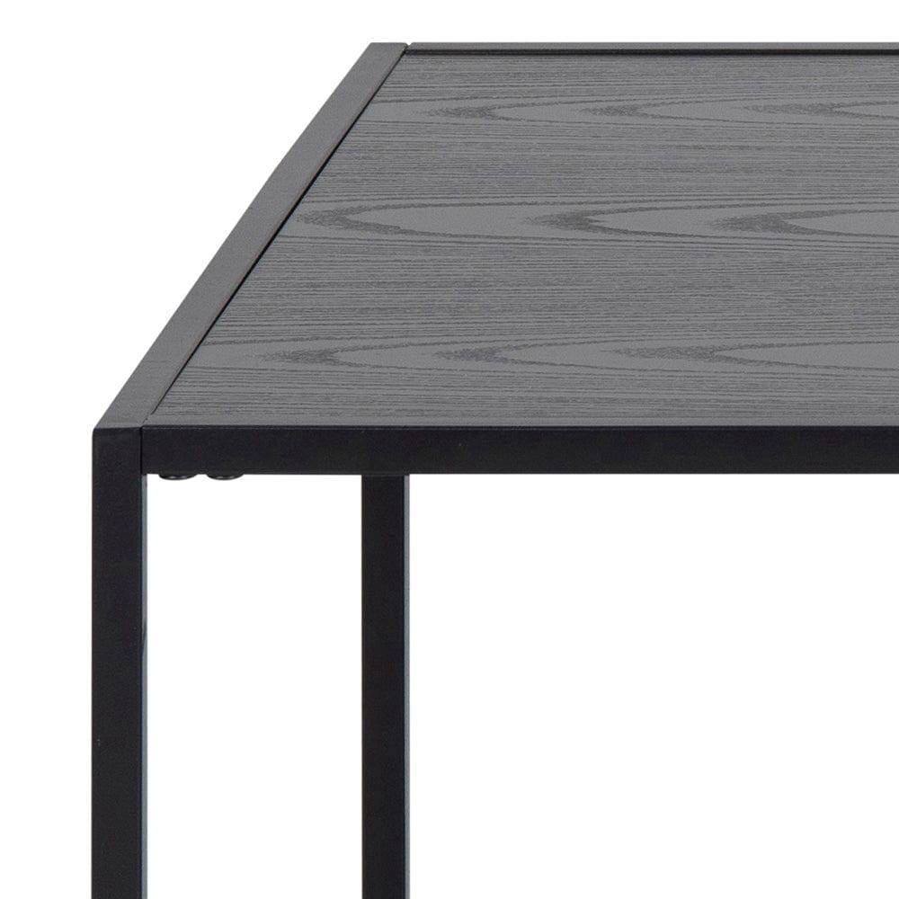 Stolik kawowy z miejscem na gazety SEAFORD czarny Home Essentials Eye on Design