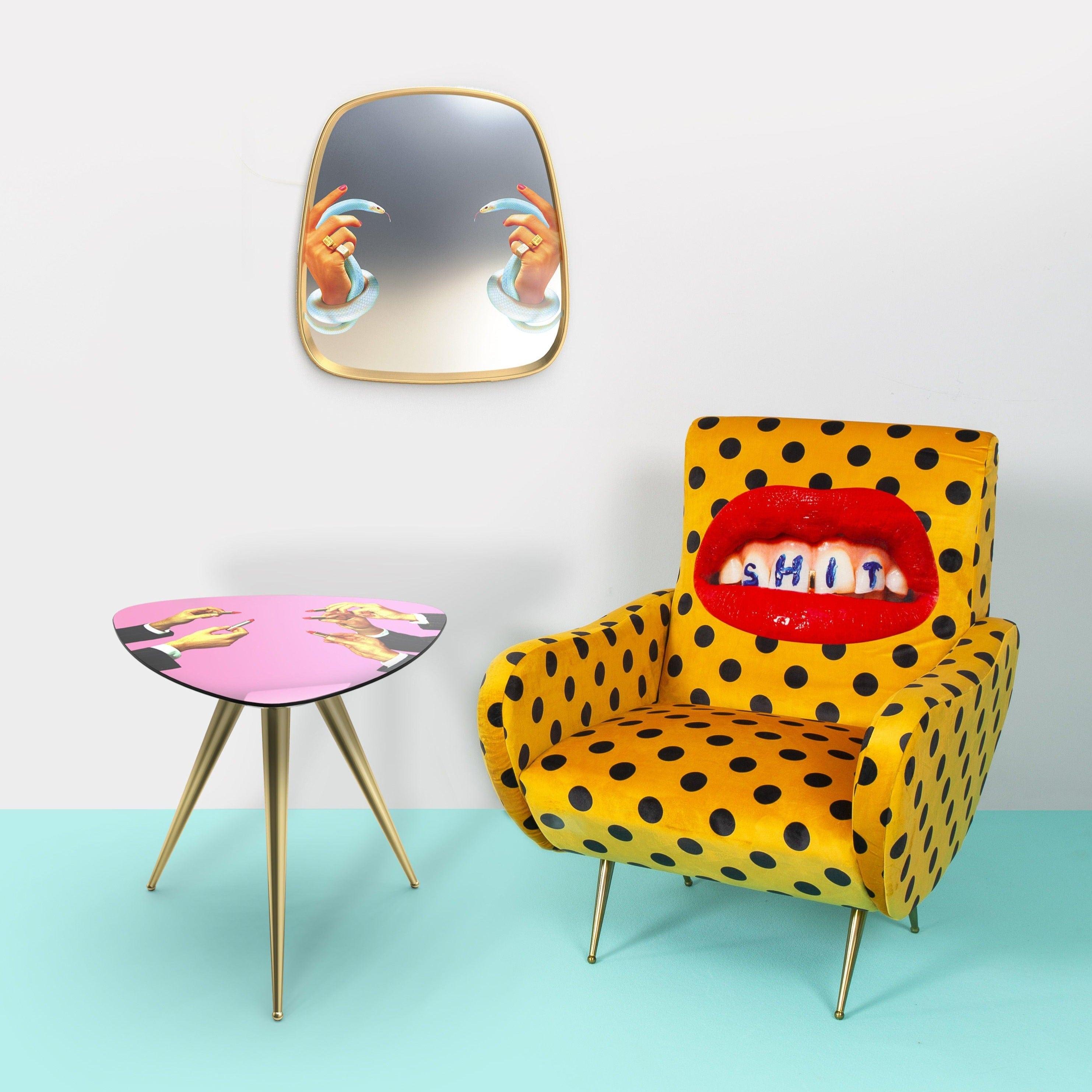 Stolik LIPSTICKS różowy Seletti Eye on Design