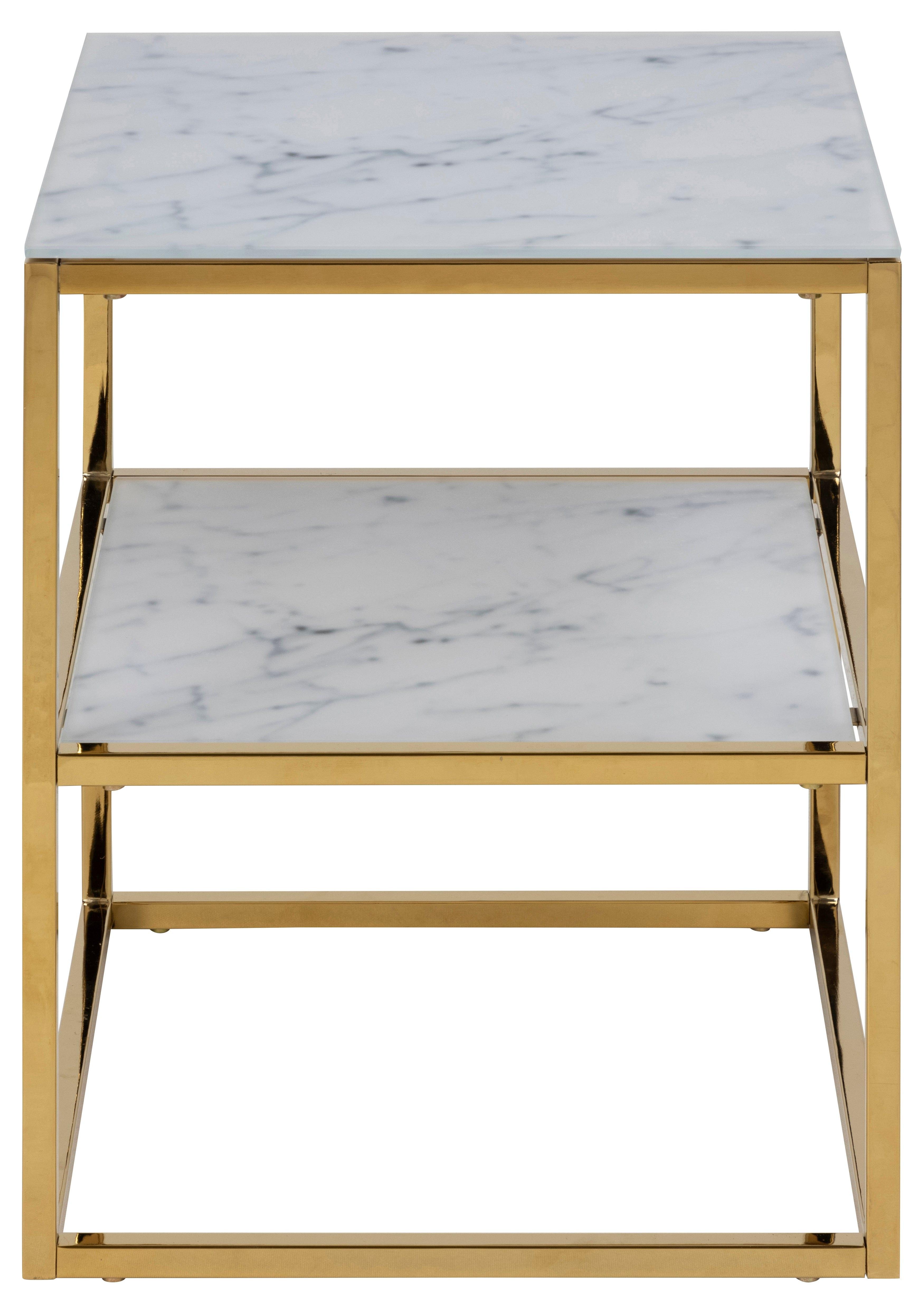 Stolik nocny THILO złoty Home Essentials Eye on Design