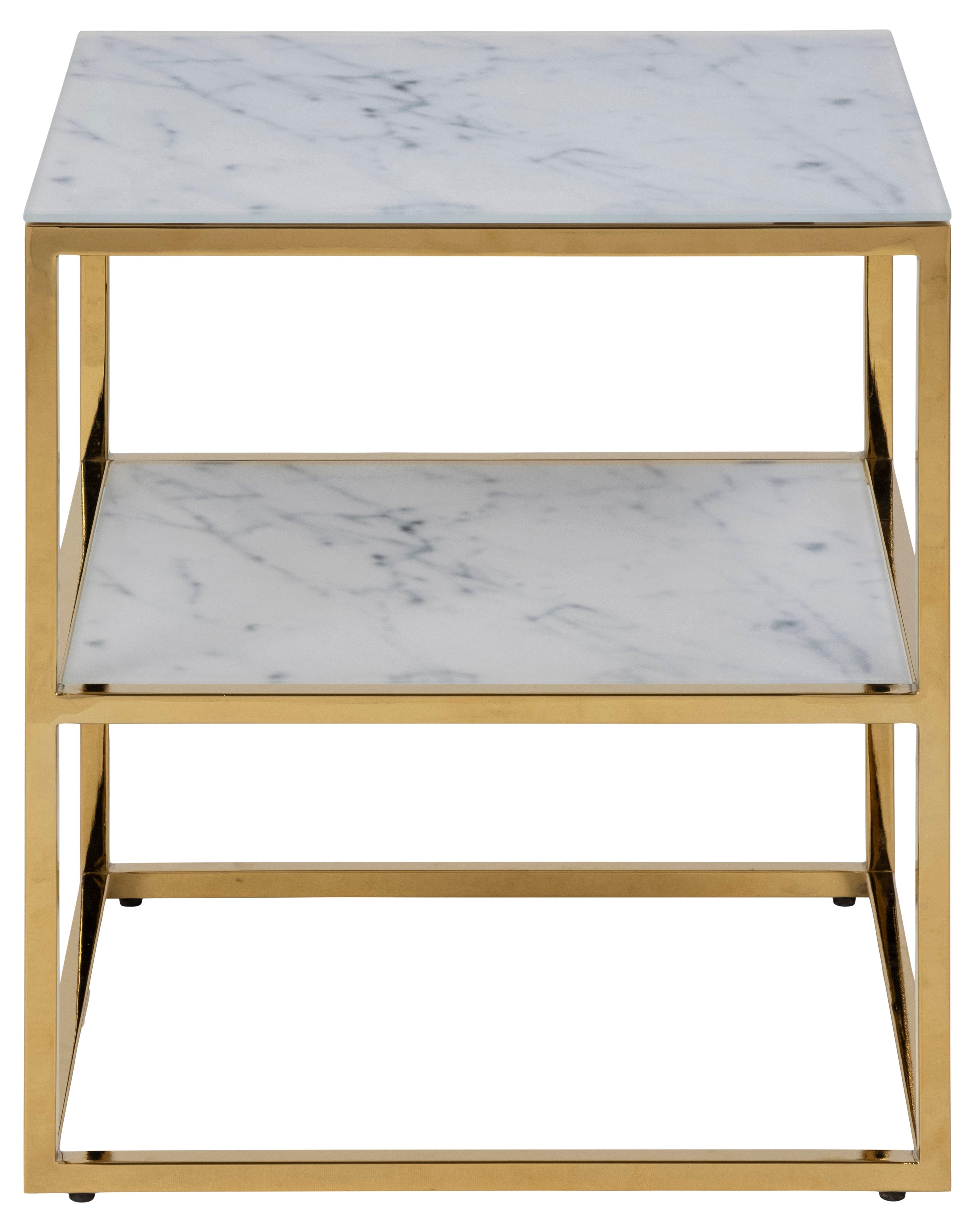 Stolik nocny THILO złoty Home Essentials Eye on Design