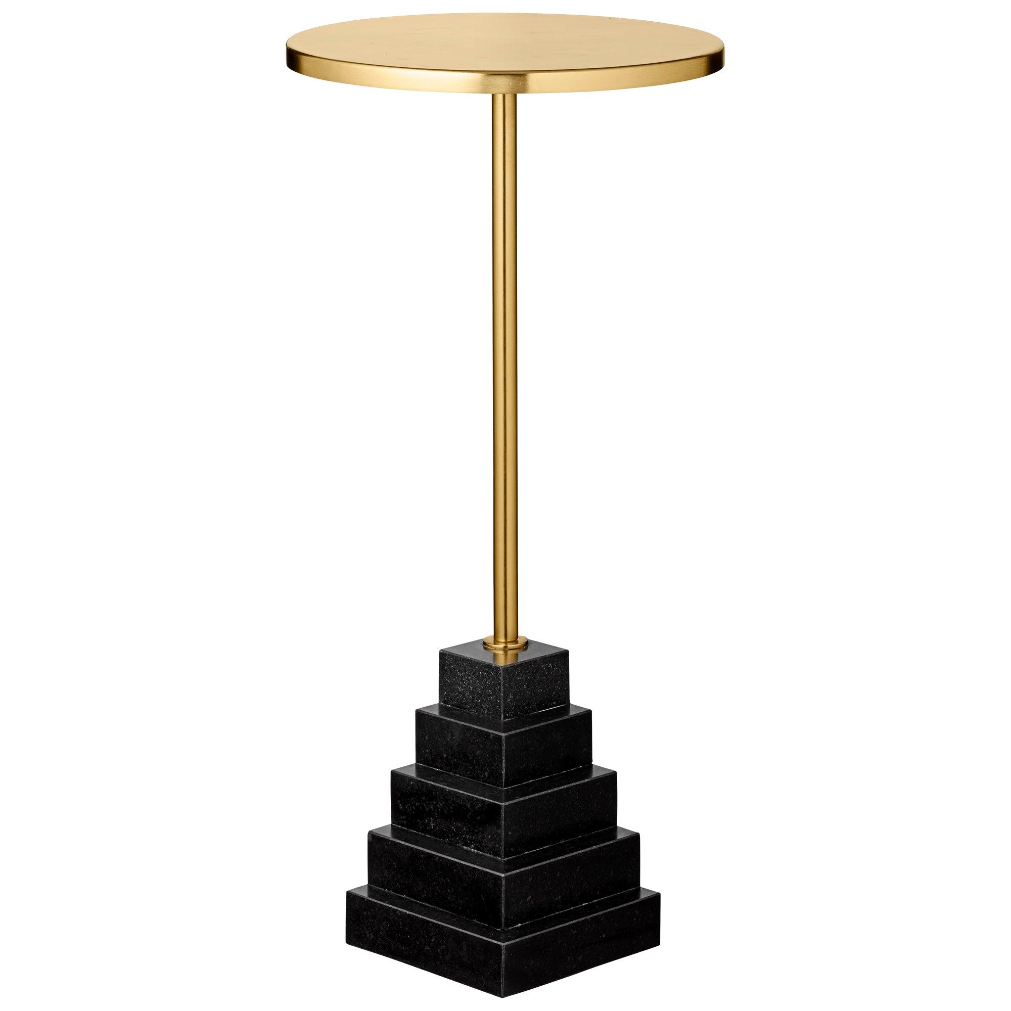 Stolik okrągły SOLUM złoty AYTM 67 cm Eye on Design