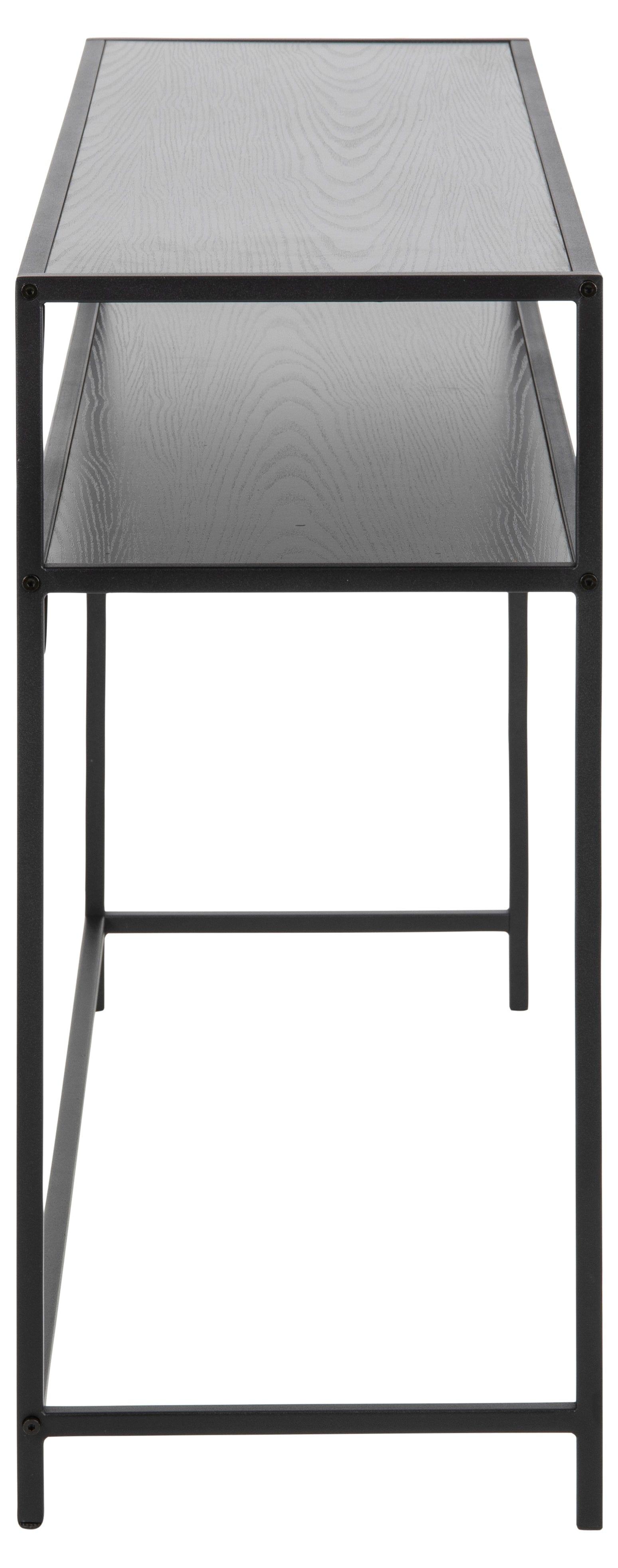 Stolik z 2 półkami duży SEAFORD czarny Home Essentials Eye on Design