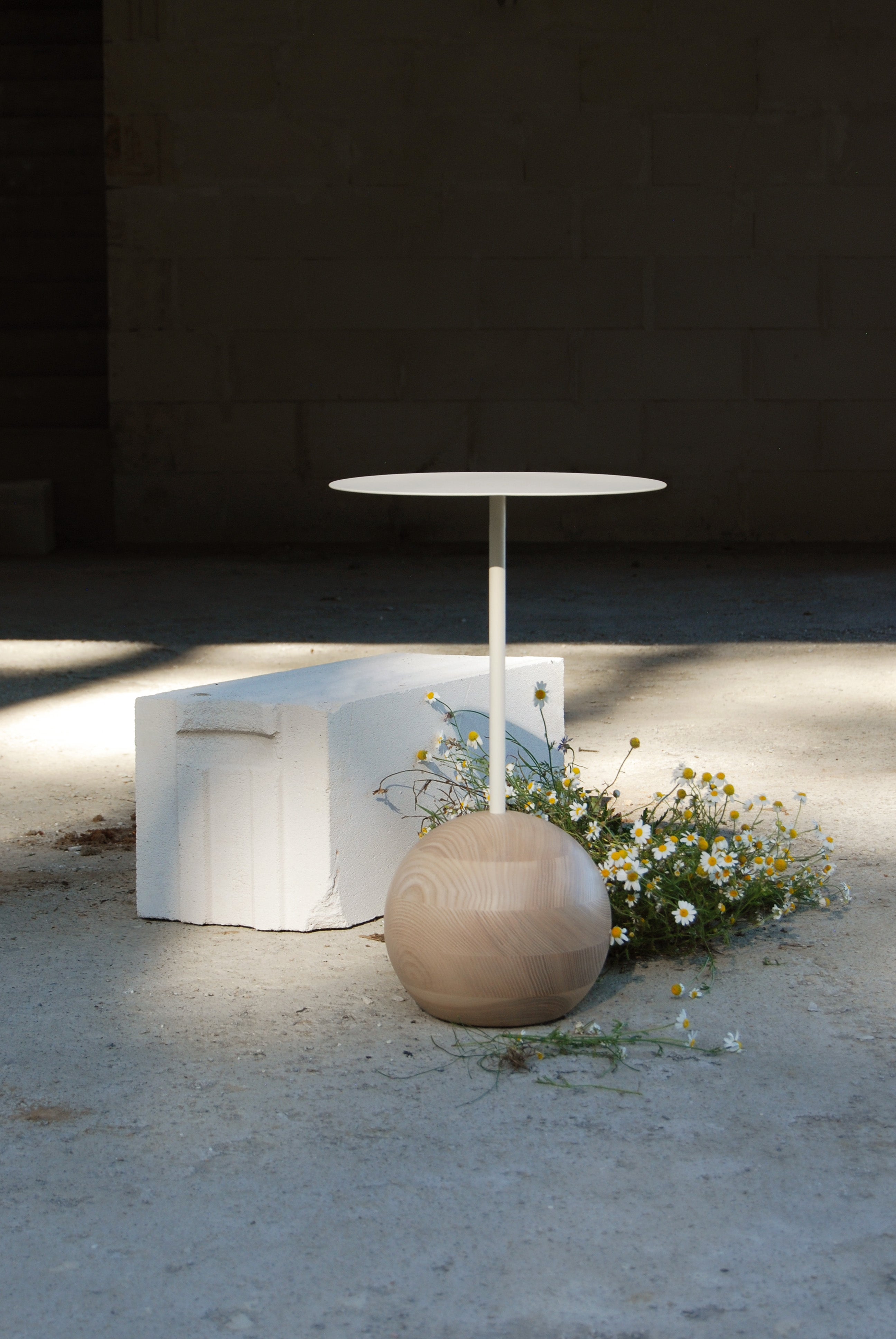 SU Coffee Table Wood and Steel