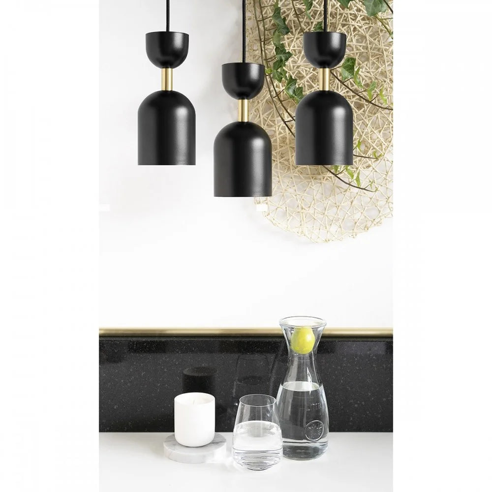 SUPURU 3L ceiling lamp black with brass